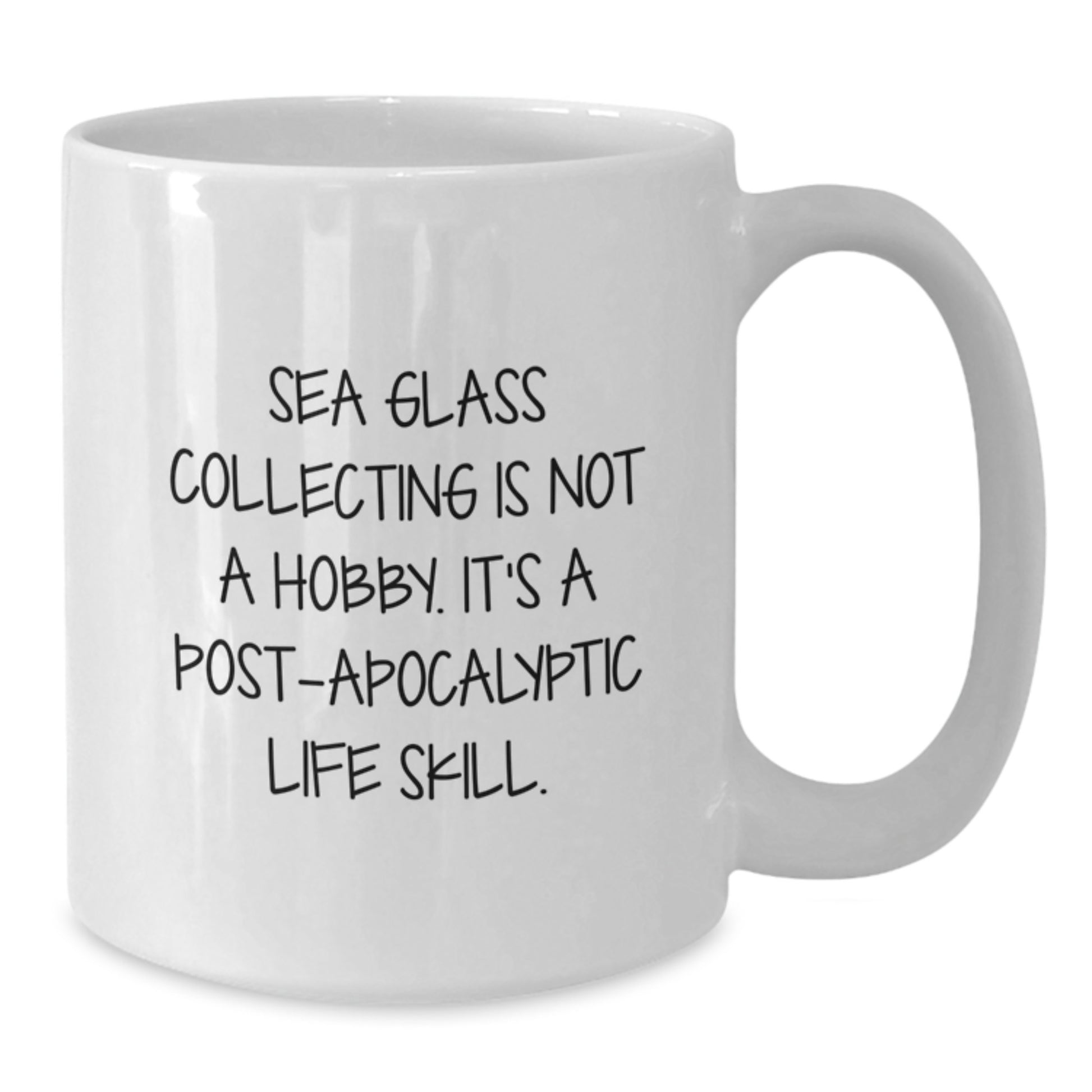 Sea Glass Collecting Keepsake Ceramic Mug for Him 11oz Birthday Gift - Additional