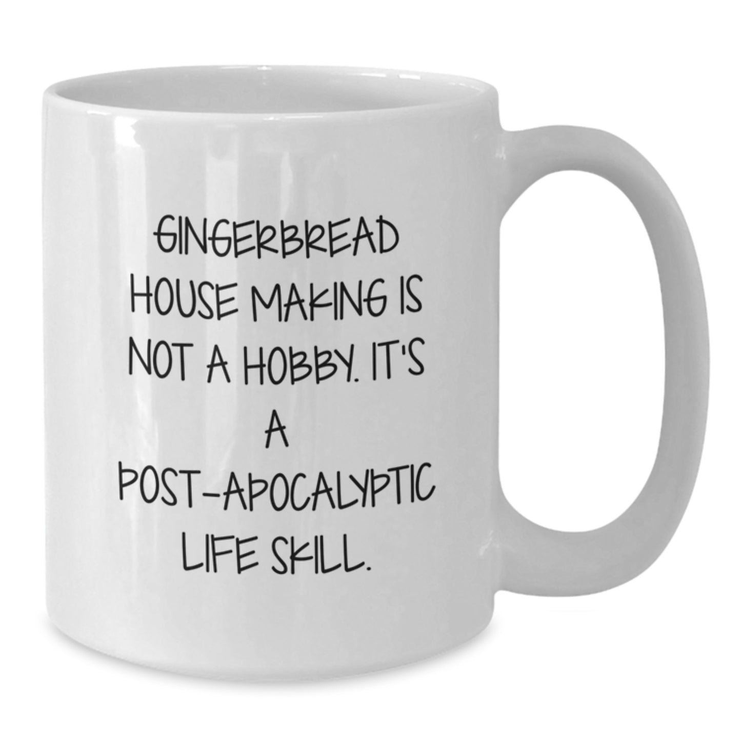 Gingerbread House Making White Coffee Mug Birthday Gift for Him - Additional