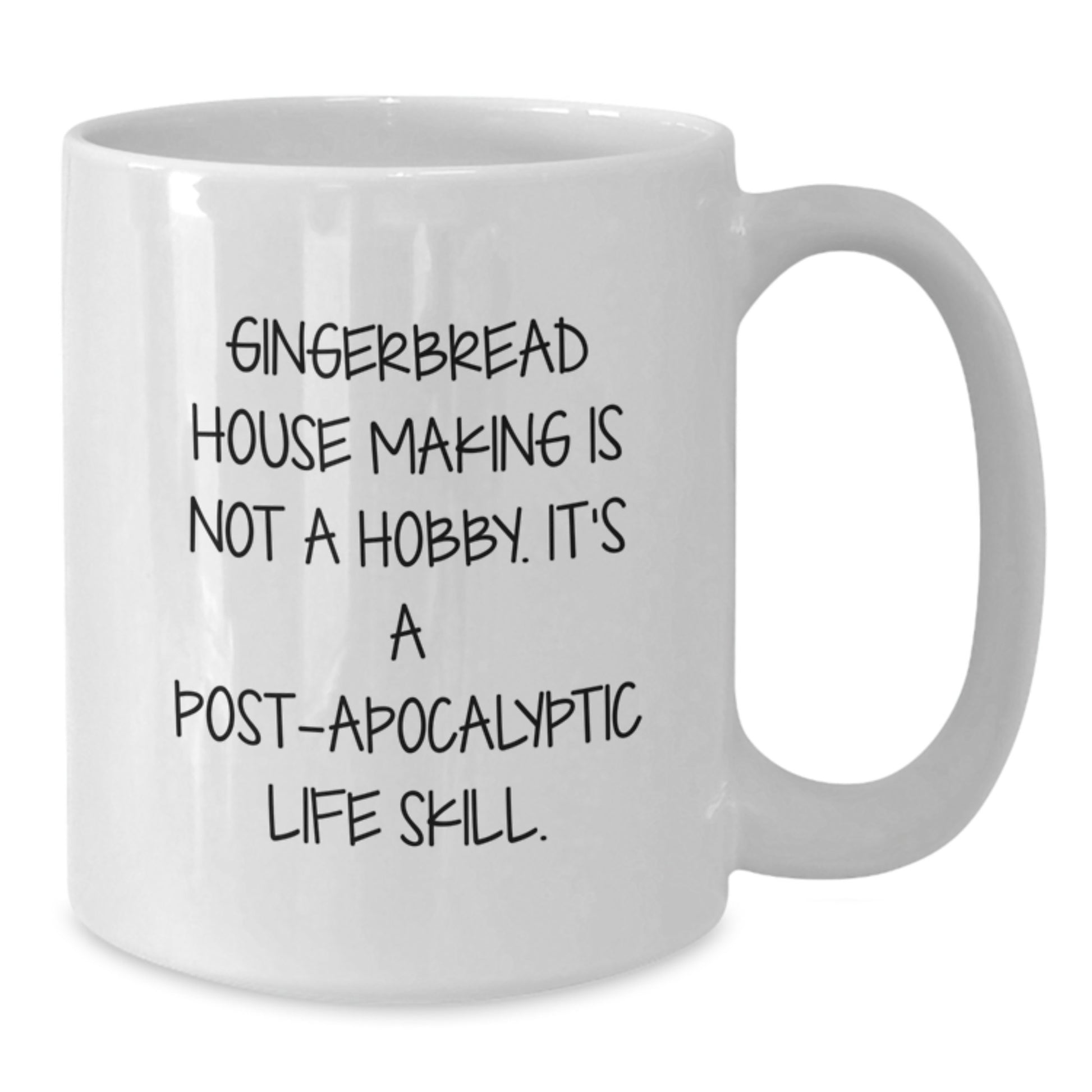 Gingerbread House Making White Coffee Mug Birthday Gift for Him - Additional