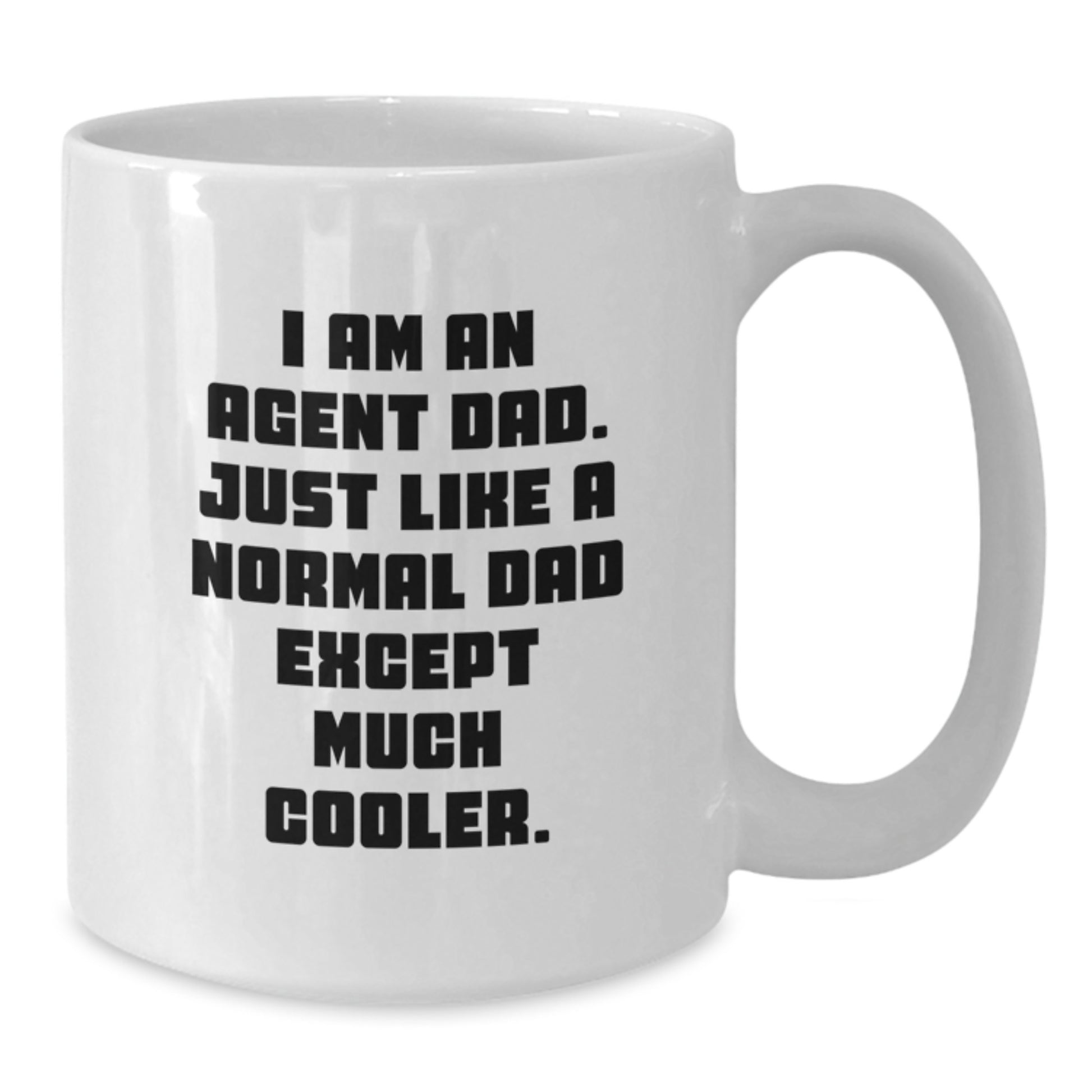 Funny Agent Dad Coffee Mug, Perfect Unique Birthday Unique Gifts for Agent Men, Agent Coffee Lovers, Agent Friends, Agent Family - Additional
