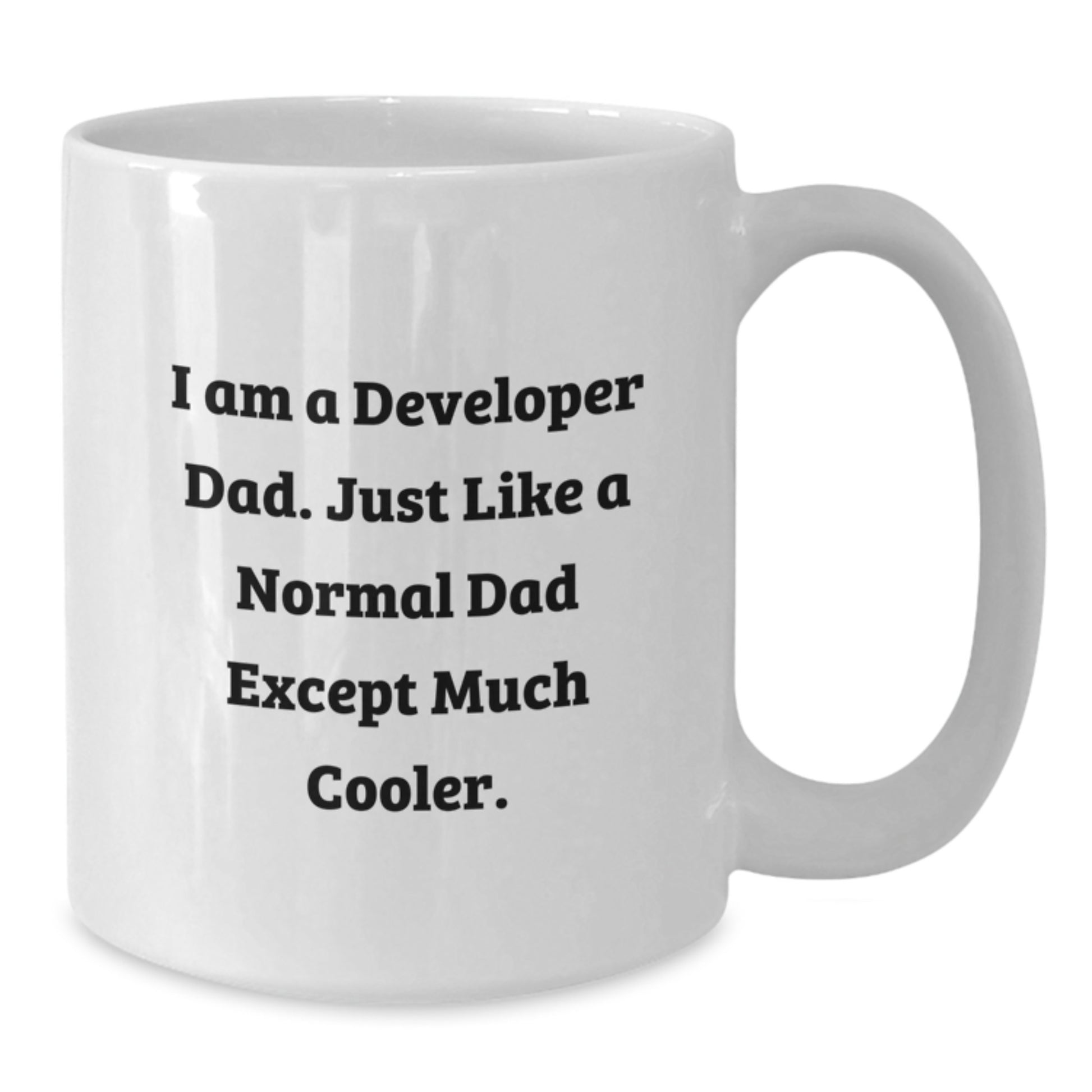 Developer Dad Cool Fun Novelty Mug for Friends Birthday Gift - Additional