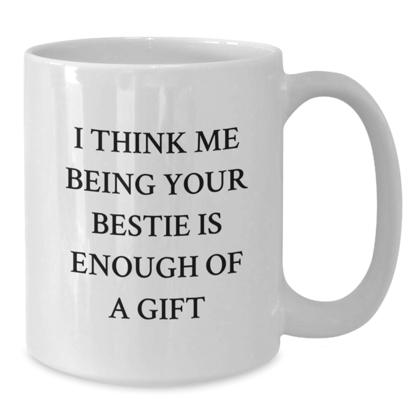 Bestie Keepsake White Coffee Mug for Him Birthday Gift Ceramic 11oz - Additional