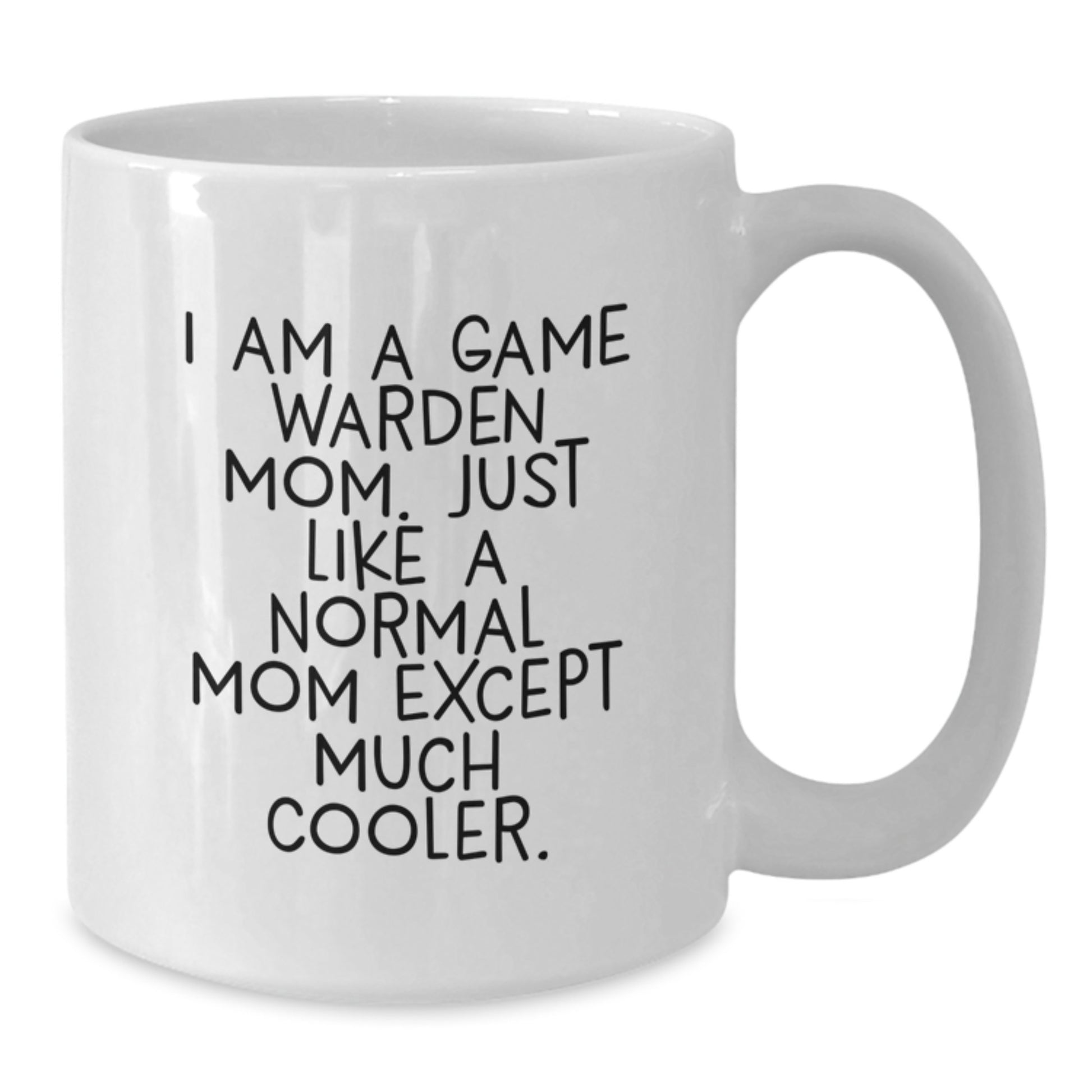 Birthday Gift Game Warden Mom Mug for Her Present – White Ceramic - Additional