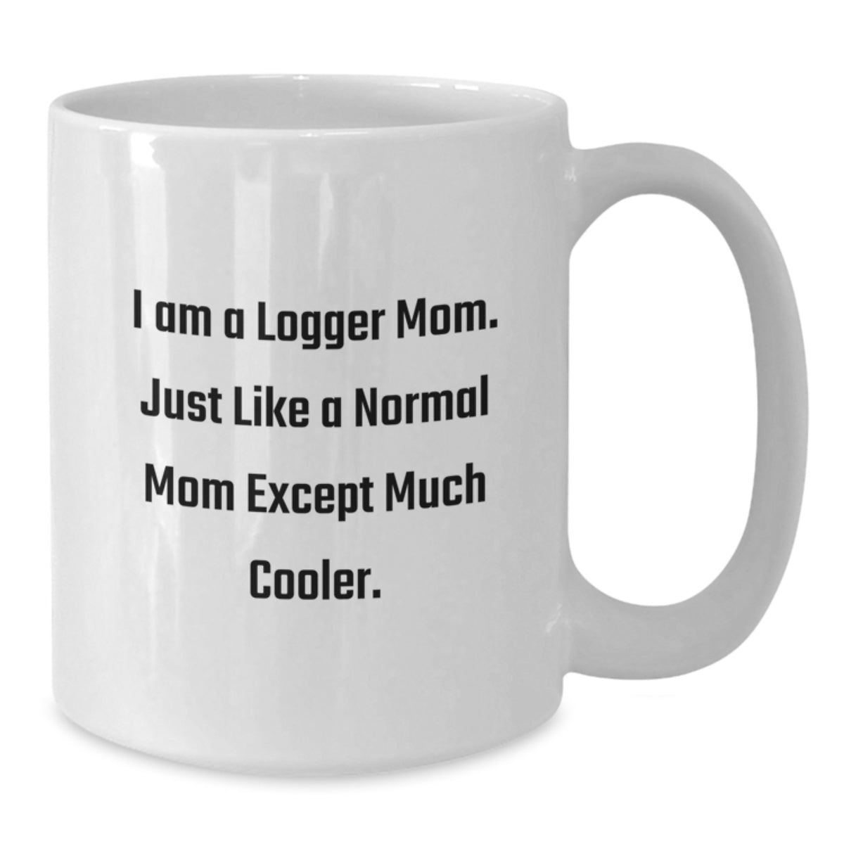 Logger Mom Gift A Cool Keepsake Mug with a Playful Quote - Additional