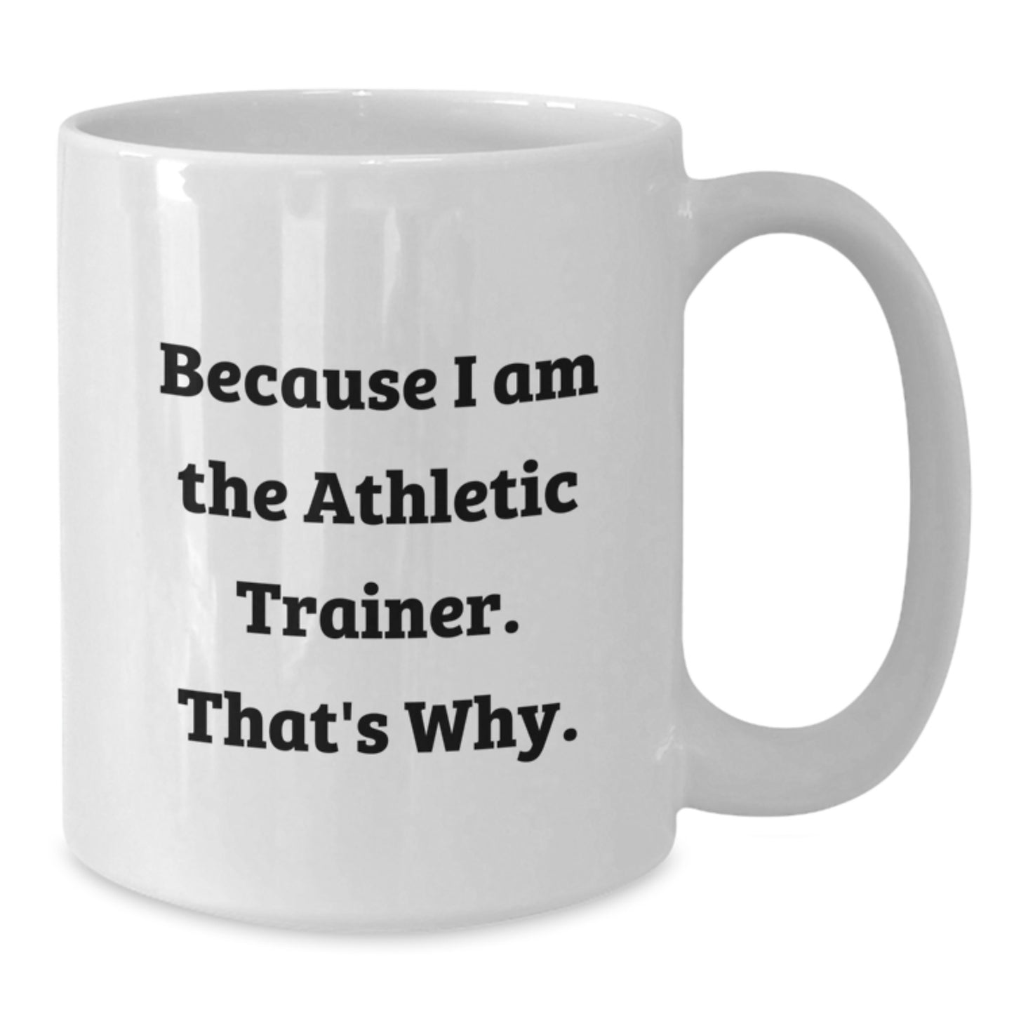 Athletic Trainer Keepsake White Coffee Mug for Him Birthday Gift - Additional