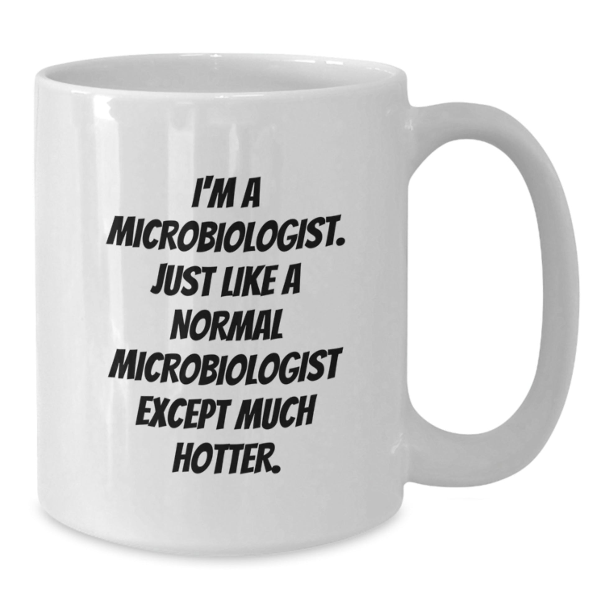 Funny Microbiologist Gifts from Friends for Men, Unique White Coffee Mug - Additional