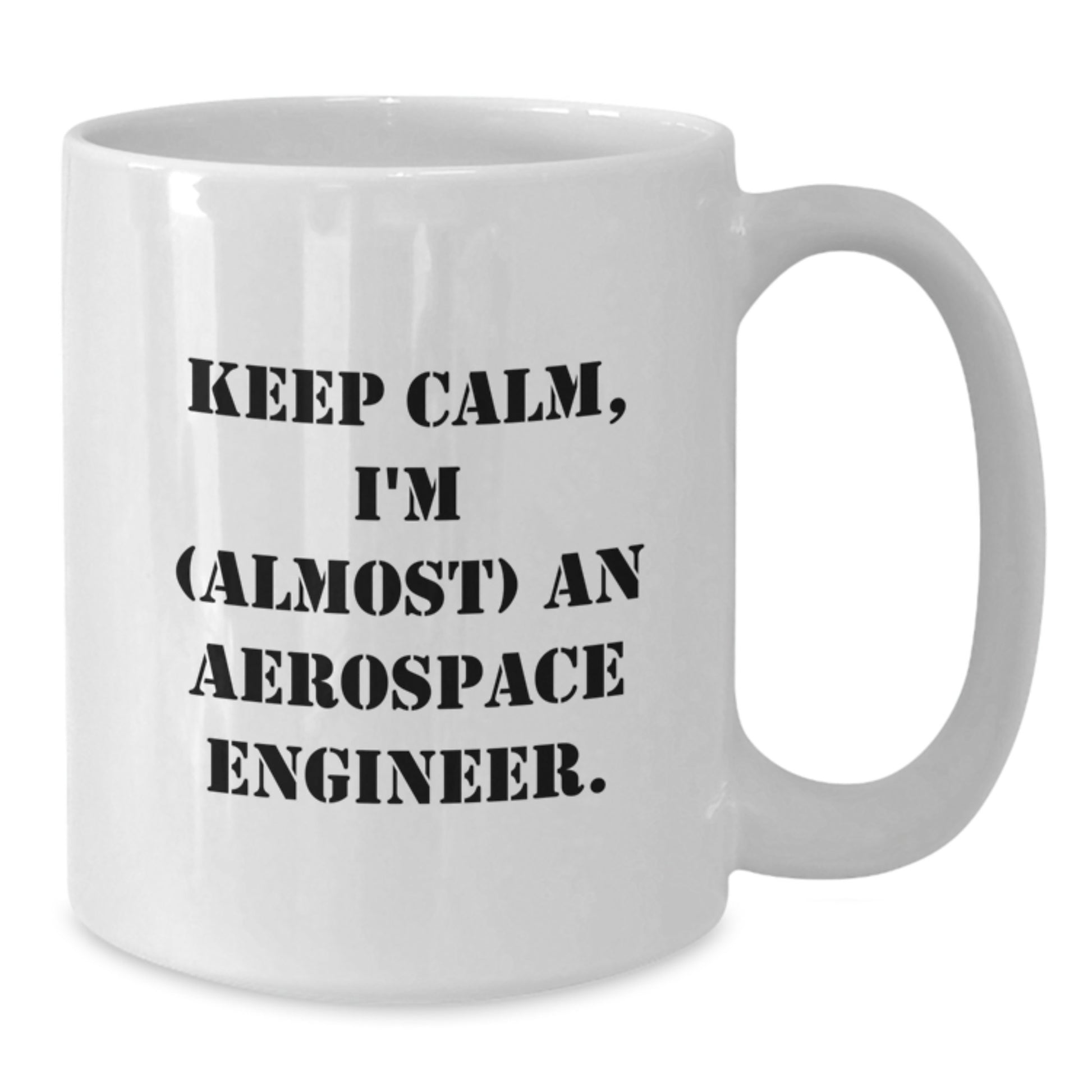 Birthday Gift Aerospace Engineer White Coffee Mug for Her - Additional