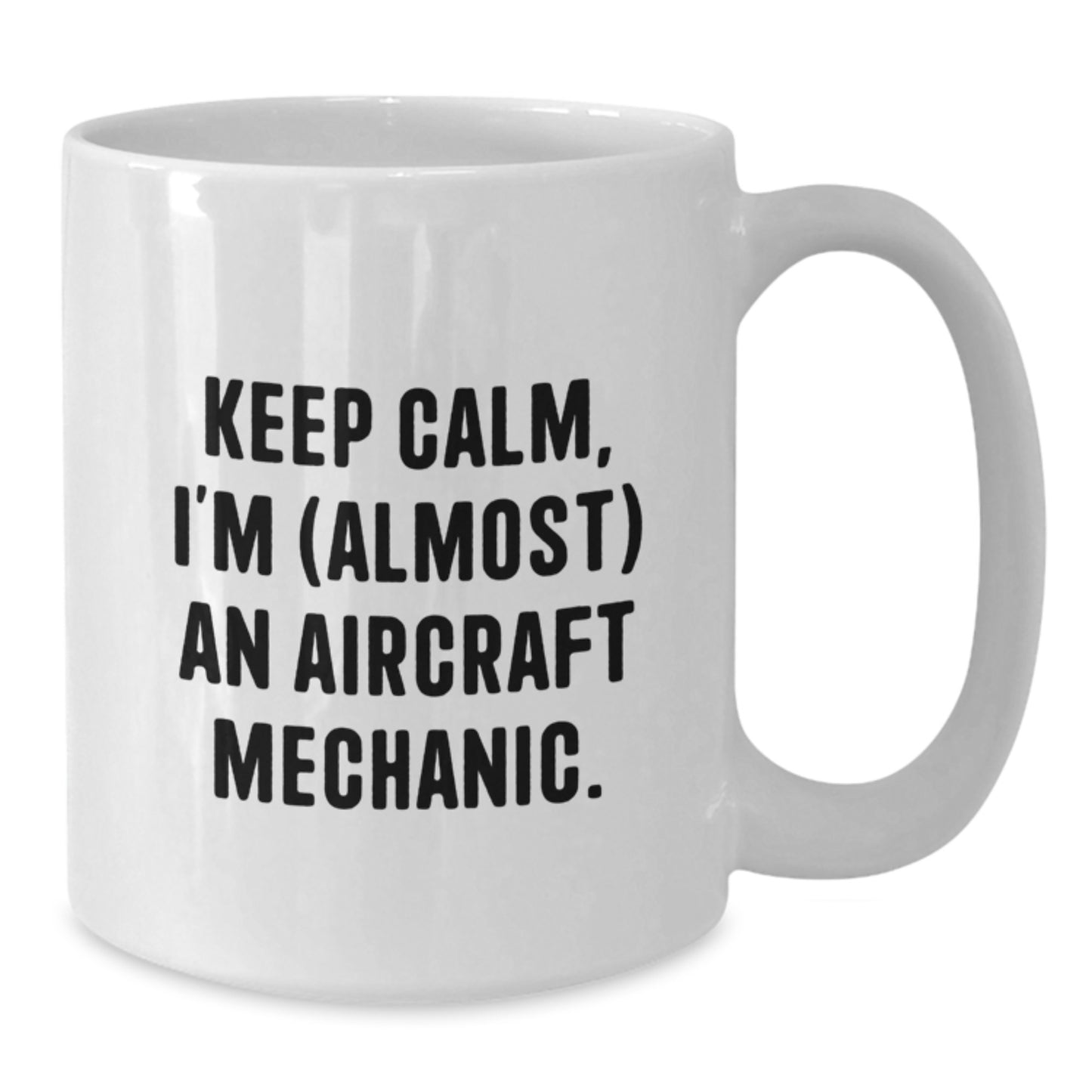 Aircraft Mechanic Keepsake Mug for Him Birthday Gift White 11oz Ceramic - Additional