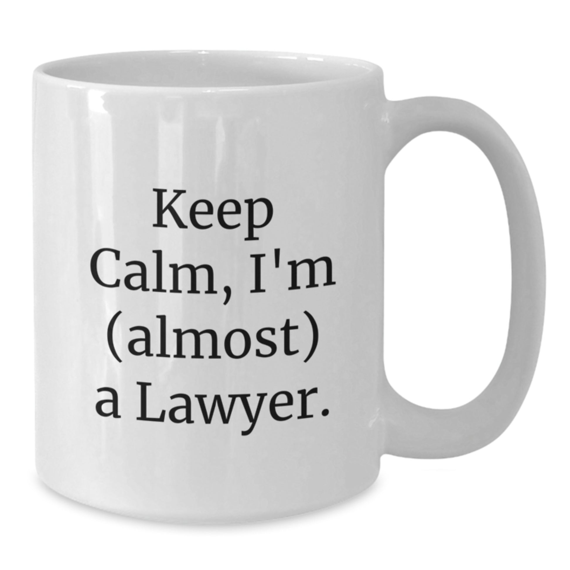 Lawyer Keepsake White Coffee Mug for Him Birthday Gift Keep Calm, I'm - Additional
