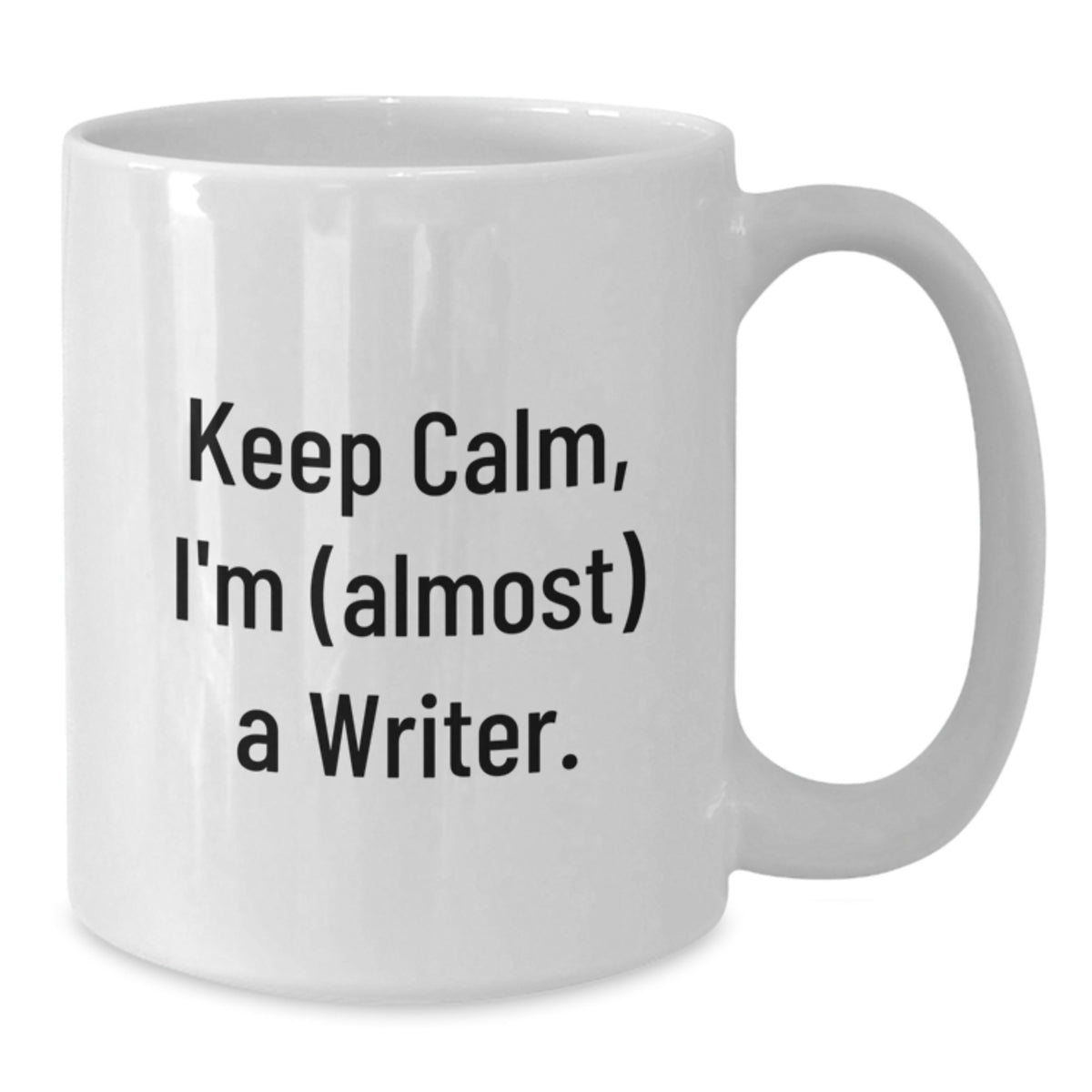 Christmas Gift for Her Keep Calm, I'm (Almost) A Writer Present - Additional