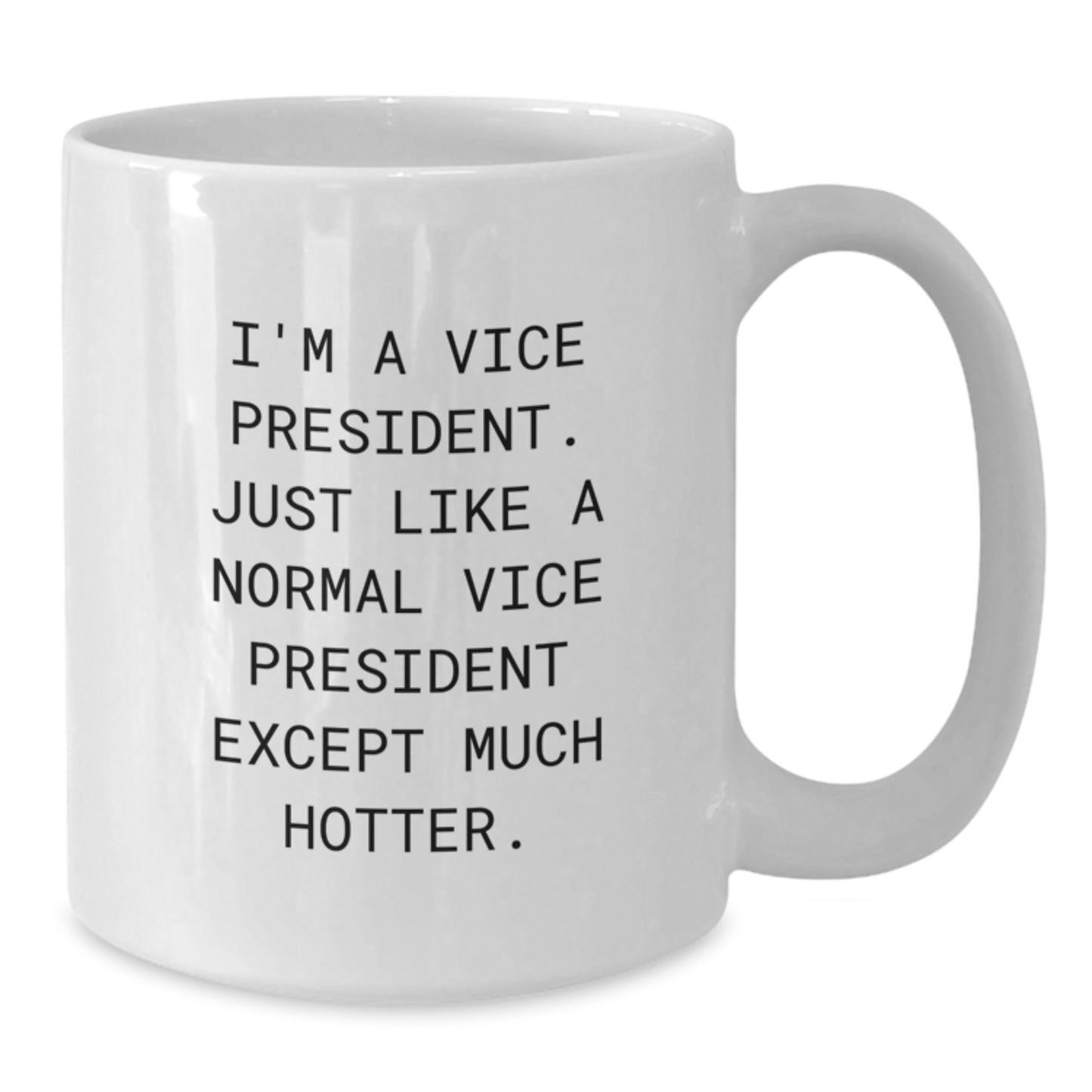 Funny Vice President White Coffee Mug Gifts from Friends, Valentine's Unique Gifts for Vice President, I'm A Vice President Except Much Hotter - Additional