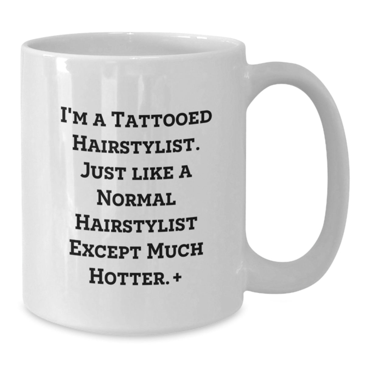 Christmas Gift for Her Playful Tattooed Hairstylist Present Coffee Mug - Additional