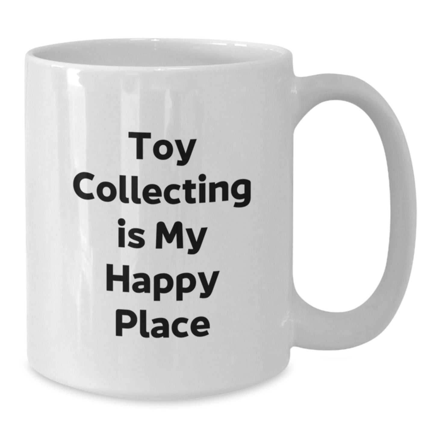 Funny Toy Collecting Gifts for My Happy Place White Coffee Mug, Valentine's Unique from Friends to Family - Additional
