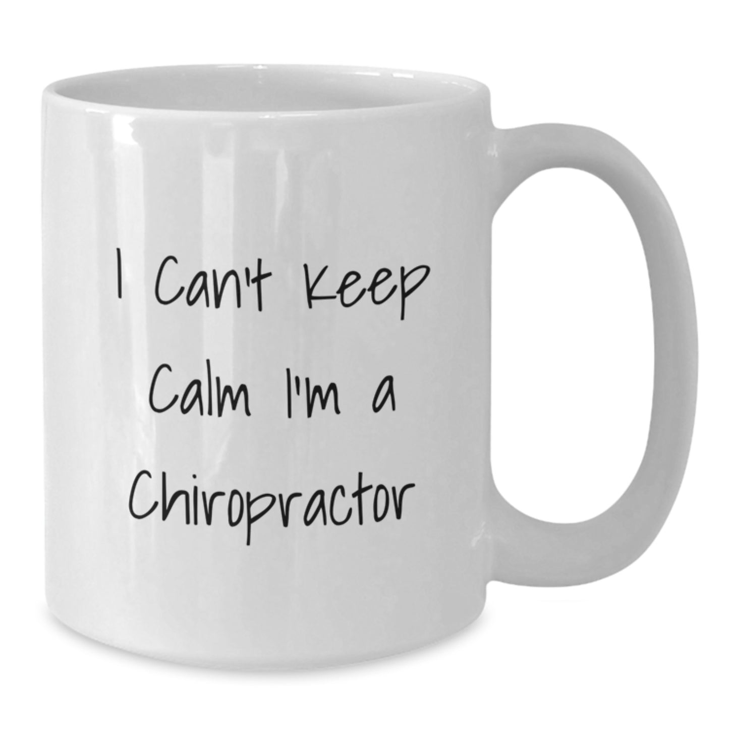 Funny Chiropractor Gifts, Unique White Coffee Mug for Chiropractor, Gifts from Men to Chiropractor Friends, 'I Can't Keep Calm I'm A Chiropractor' Mug, Christmas Unique Gifts for Chiropractor - Additional