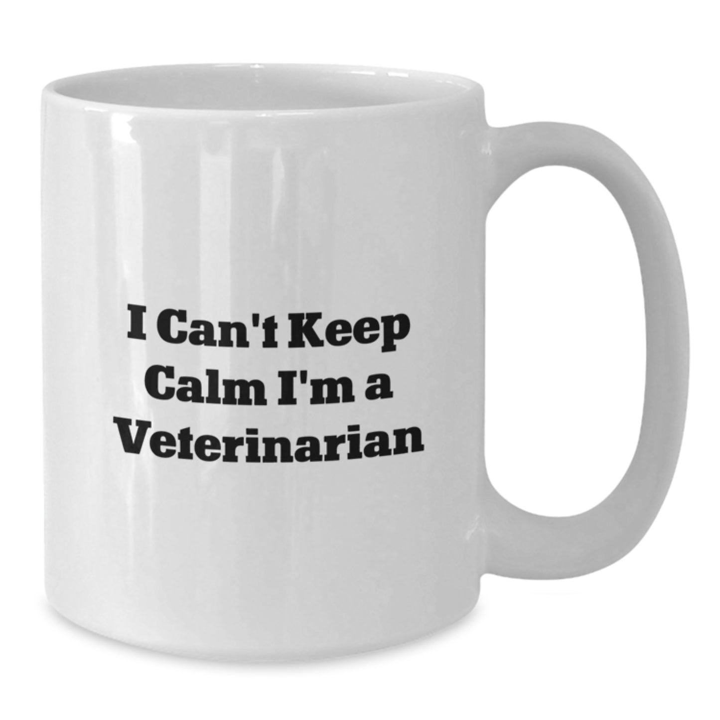 Funny Veterinarian Mug Gifts for Men and Women, White Coffee Mug, 'I Can't Keep Calm I'm A Veterinarian', Unique Christmas Unique Gifts from Family and Friends - Additional