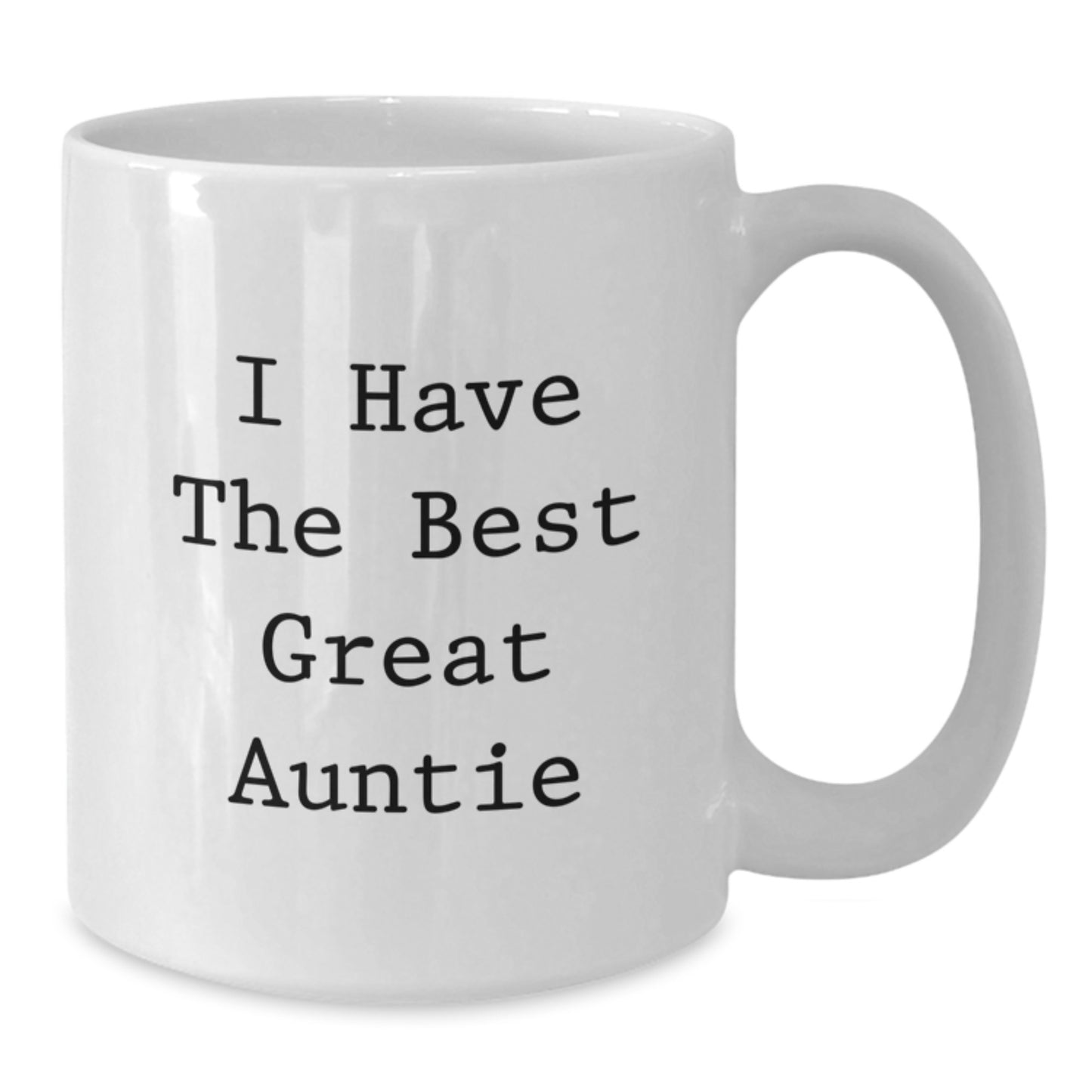 Funny Quotes Auntie Gifts, White Coffee Mug for Auntie, Best Great Auntie Valentine's Unique Gifts from Men, Women, Friends, Family - Additional