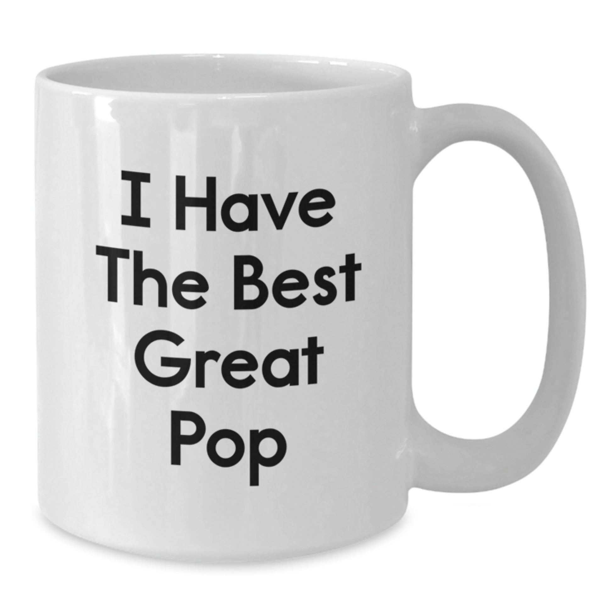 Funny Pop White Coffee Mug Gifts for Mom from Family, Great Pop Quote, Ideal Gift Idea for Mother's Day Unique Presents - Additional