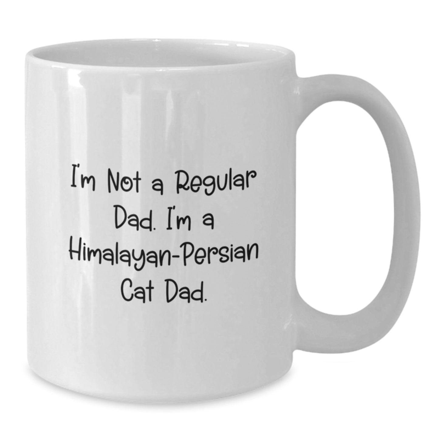 Funny Himalayan-Persian Cat Dad Gifts for Men from White Coffee Mug for Christmas Unique Presents - Additional