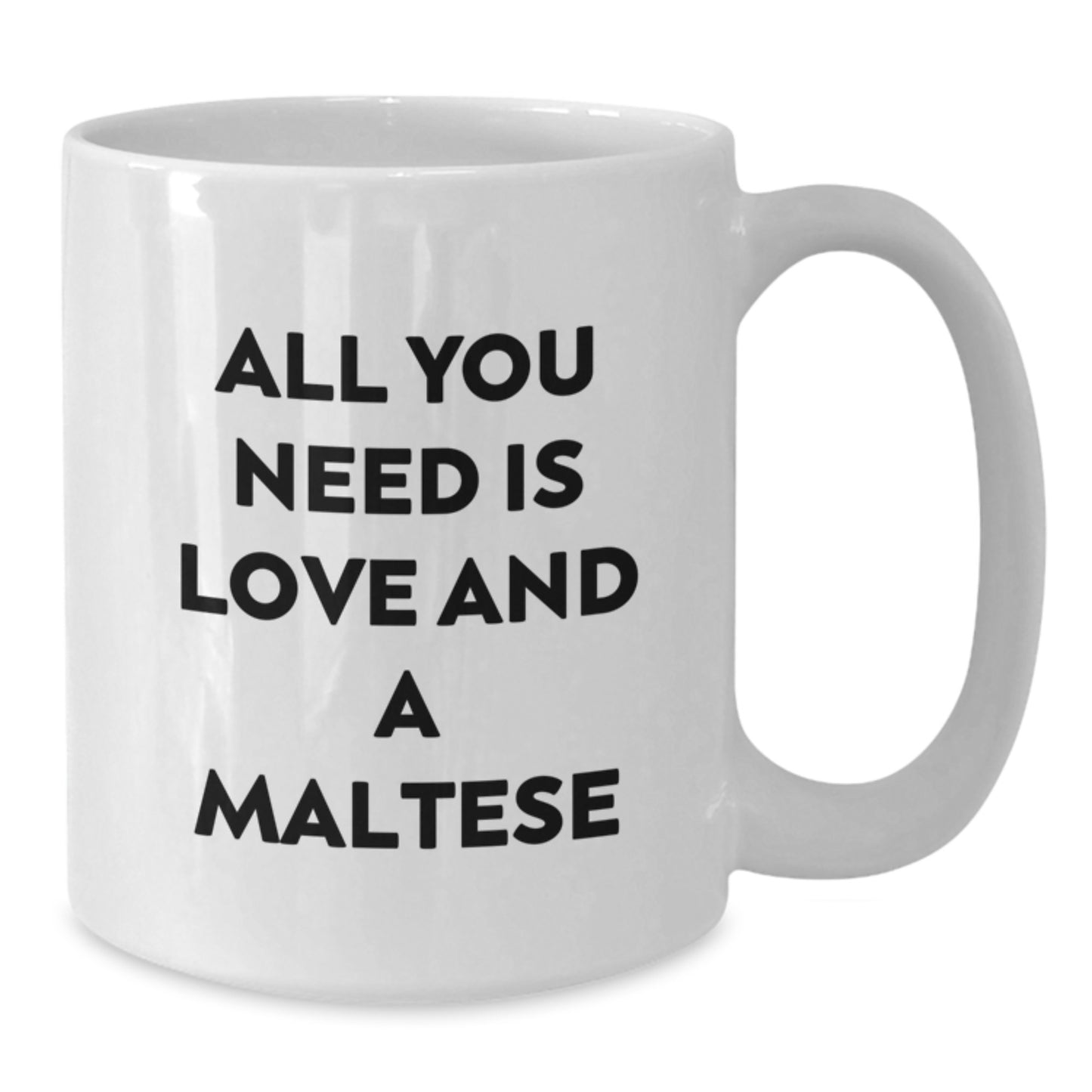 Maltese Dog Lover Gifts from Friends - Inspirational White Coffee Mug for Birthday Unique Gifts - Additional