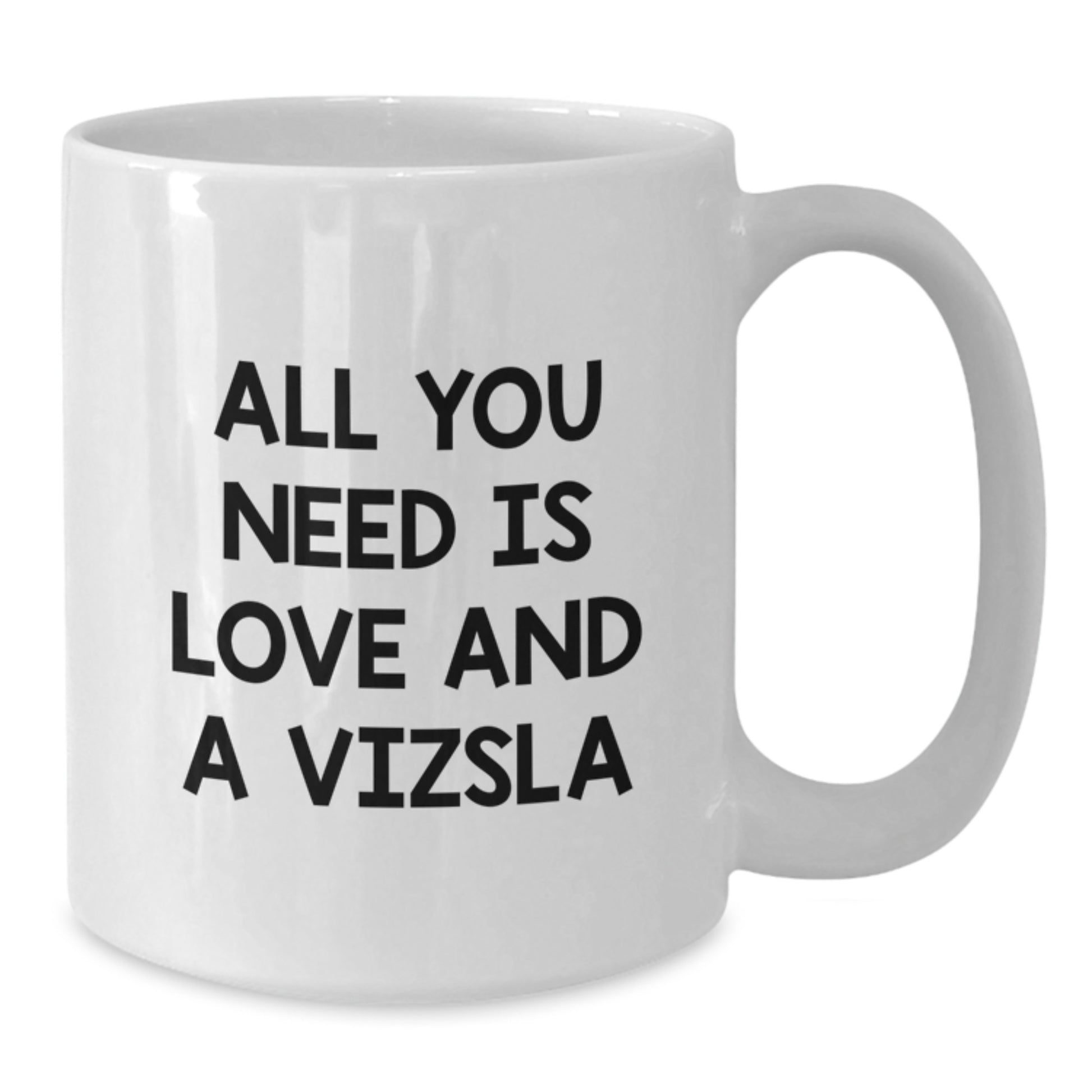 Vizsla Dog Lovers Funny White Coffee Mug Gifts for Men Women Friends Family by Gifts from Loved Ones - Additional