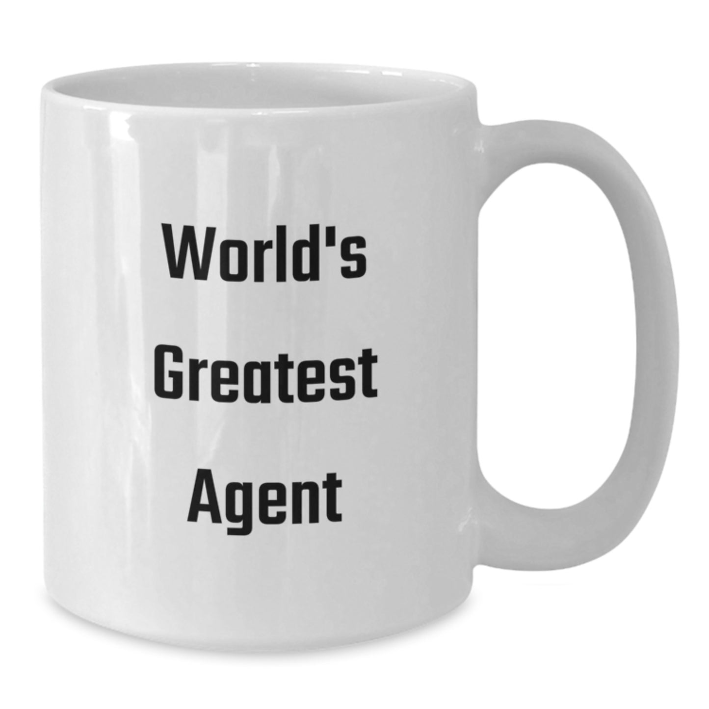 Funny Agent Gifts for Men, Christmas Unique Agent White Coffee Mugs, World's Greatest Agent Quote, Gifts from Family - Additional