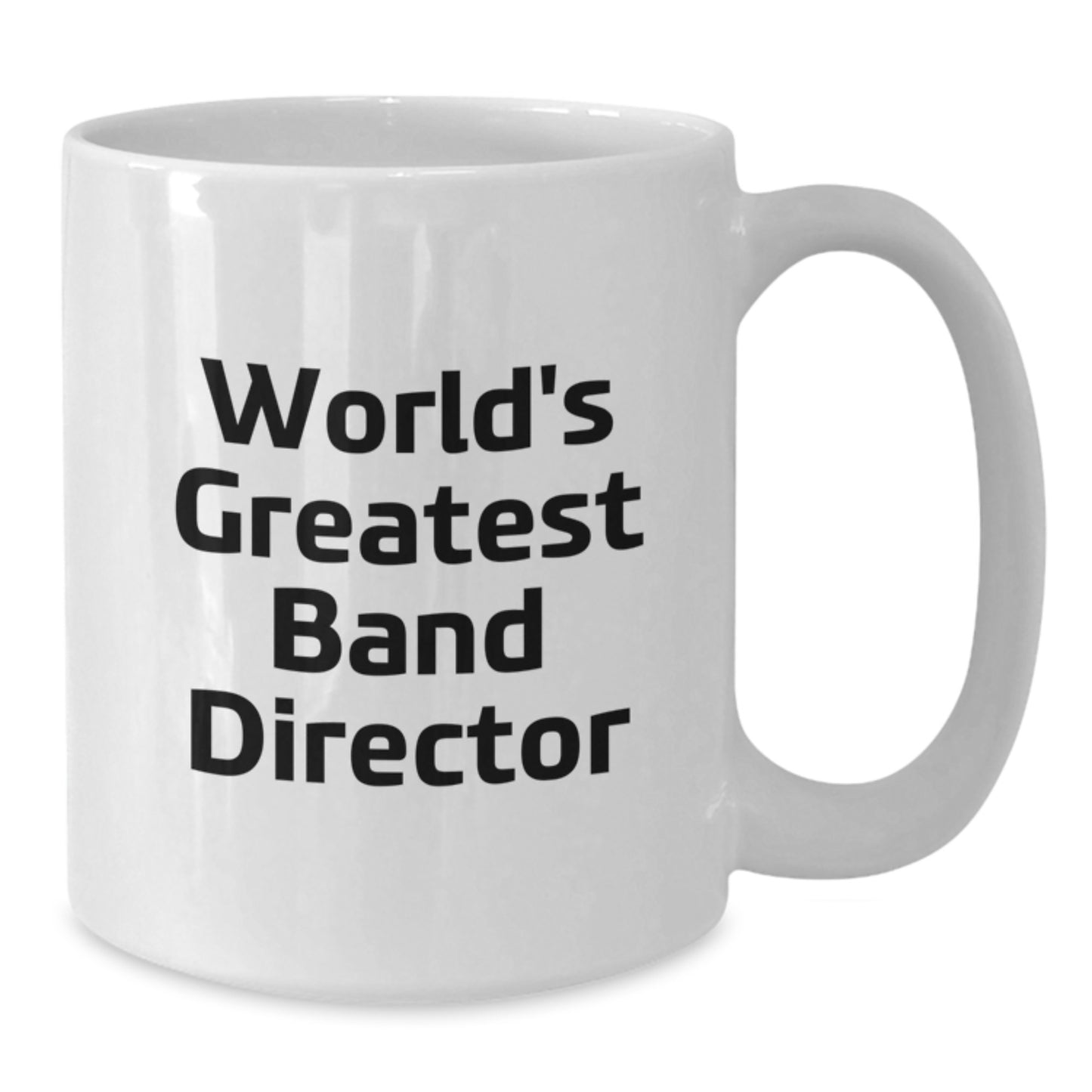 Funny World's Greatest Band Director Gifts from Men for Valentine's Unique White Coffee Mug - Additional