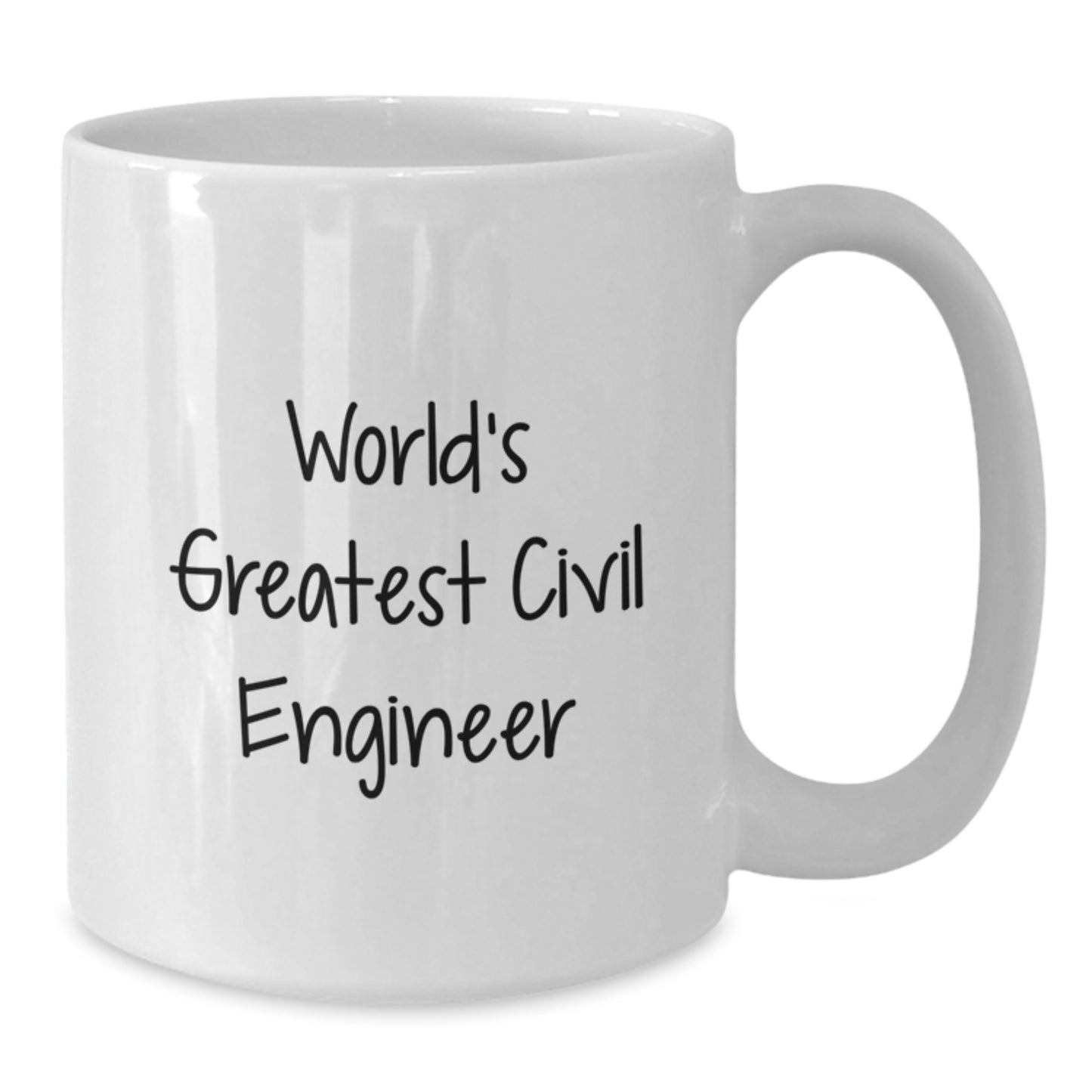 World's Greatest Civil Engineer Funny Quote Gifts for Civil Engineer Friends Birthday Unique White Coffee Mug - Additional