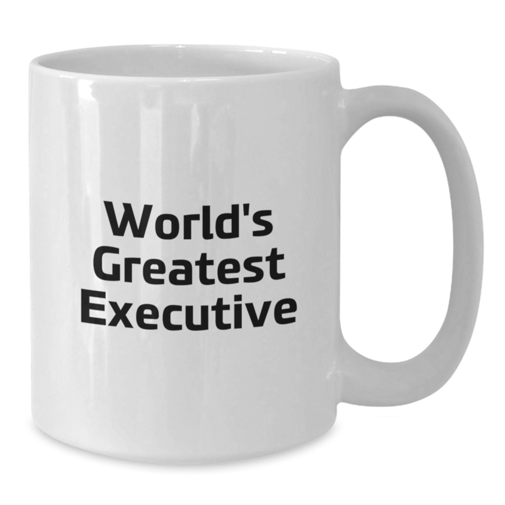 Funny Executive White Coffee Mug Gifts from Men to World's Greatest Executive Friends and Family on Valentine's - Additional