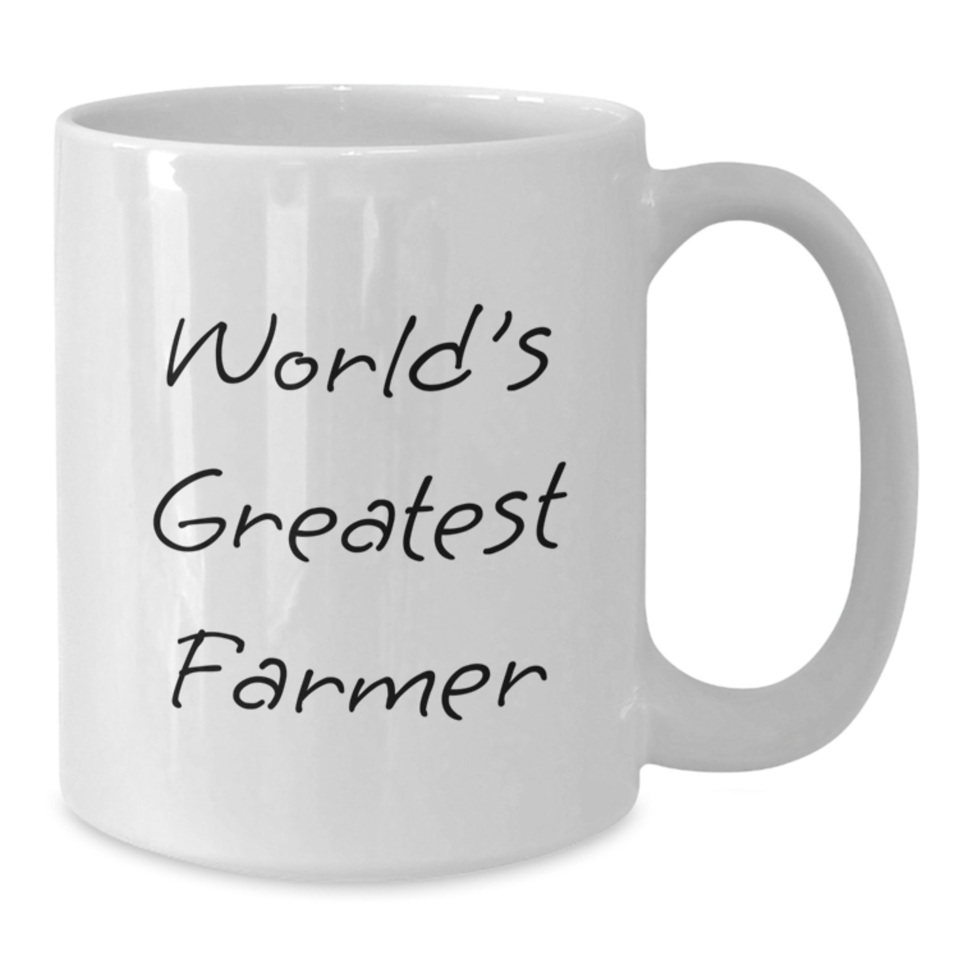 Funny World's Greatest Farmer Gifts for Farmer White Coffee Mug Christmas Unique Gifts from Men to Family - Additional