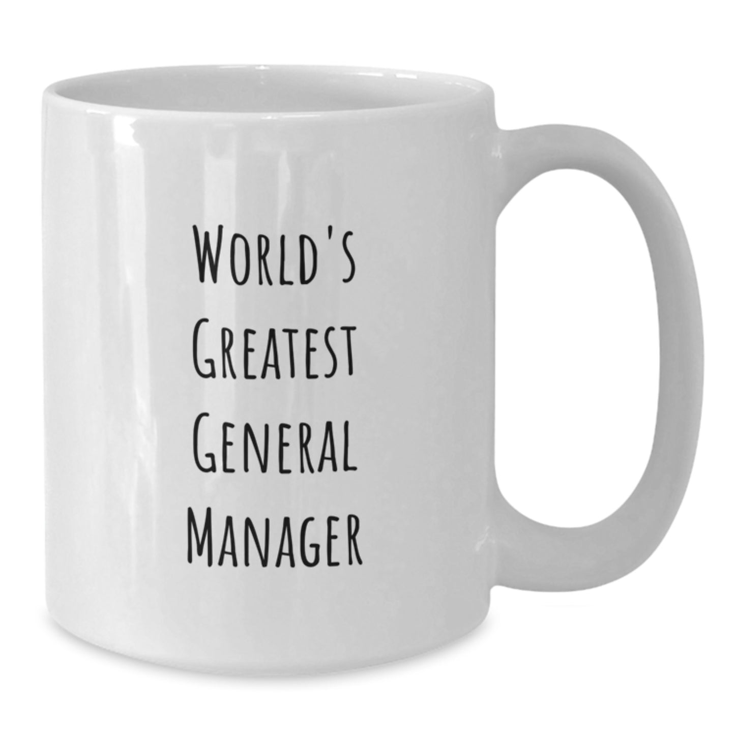World's Greatest General Manager Funny Birthday Unique Gift Ideas for General Manager White Coffee Mug - Funny General Manager Gifts from Family, Friends, Coworkers, Men, Women - Additional