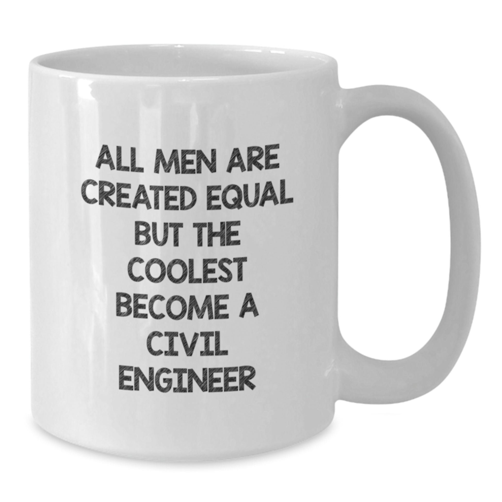 Civil Engineer Keepsake Ceramic White Coffee Mug for Him Birthday Gift - Additional