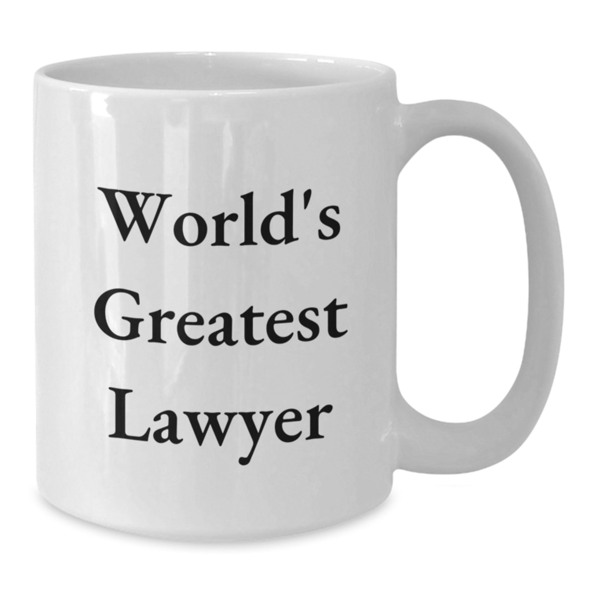Funny Lawyer Gifts from Friends for Christmas - World's Greatest Lawyer White Coffee Mug, Unique Lawyer Mug for Lawyer Enthusiast, Lawyer Humor Mug for Men and Women - Additional
