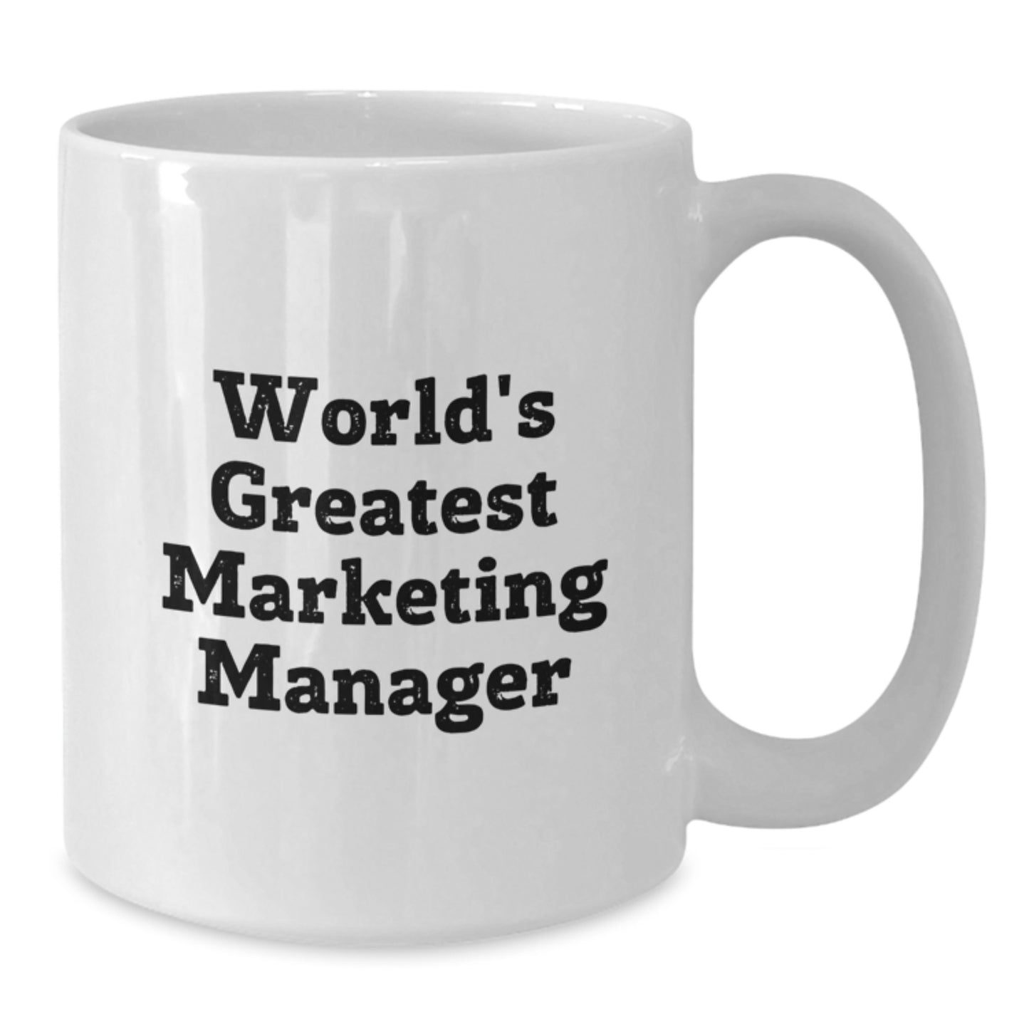 Funny Marketing Manager Gifts for Men, World's Greatest Marketing Manager White Coffee Mug, Christmas Unique Gifts from Friends - Additional