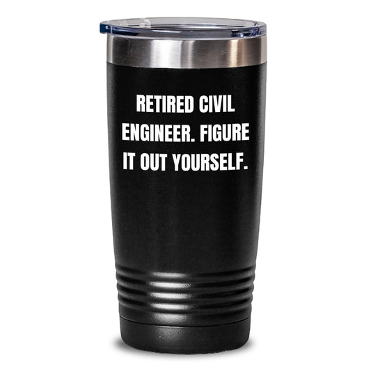 Civil Engineer Tumbler Gifts from Friends, Christmas Unique Gifts for Civil Engineers - Main