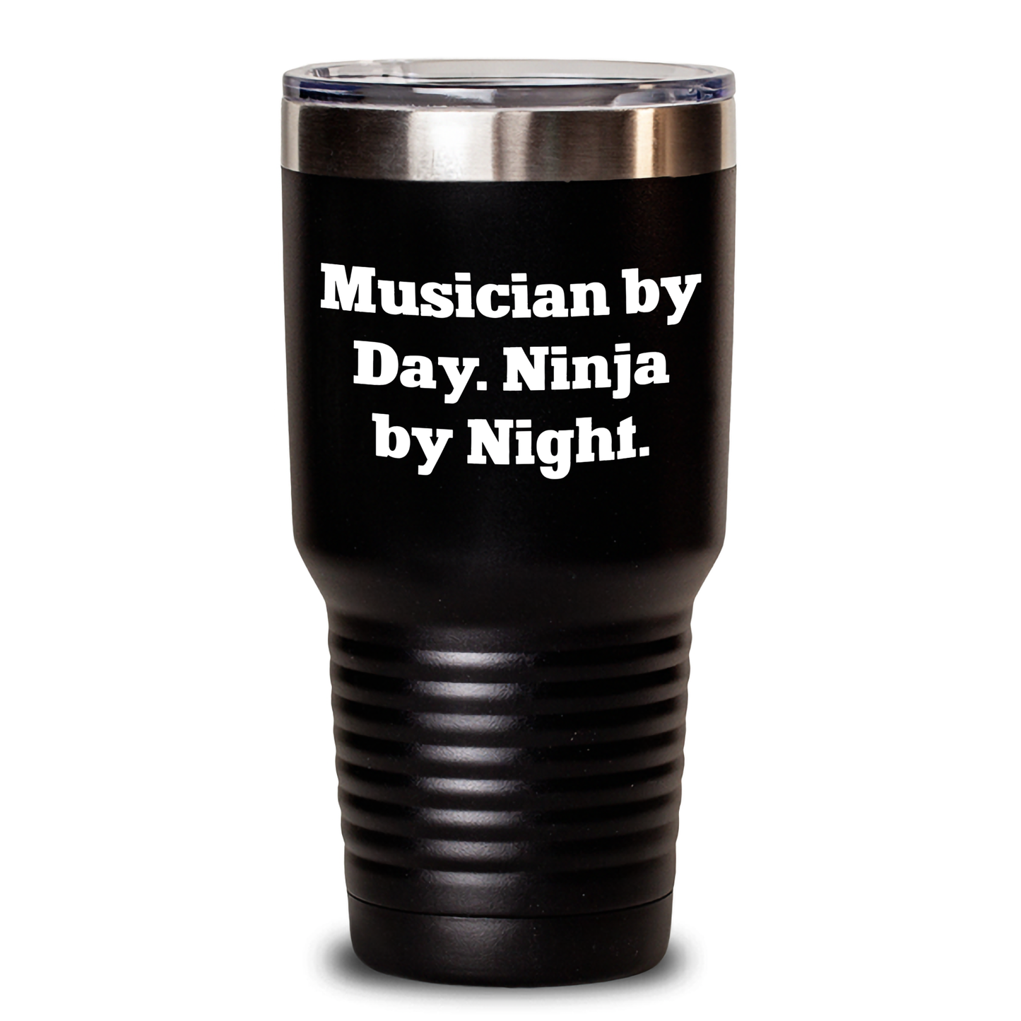 Musician Gifts, Musician By Day, Ninja By Night Tumbler - Funny Quote, Father's Day Unique Gifts from Men, Gifts for Musician - Main