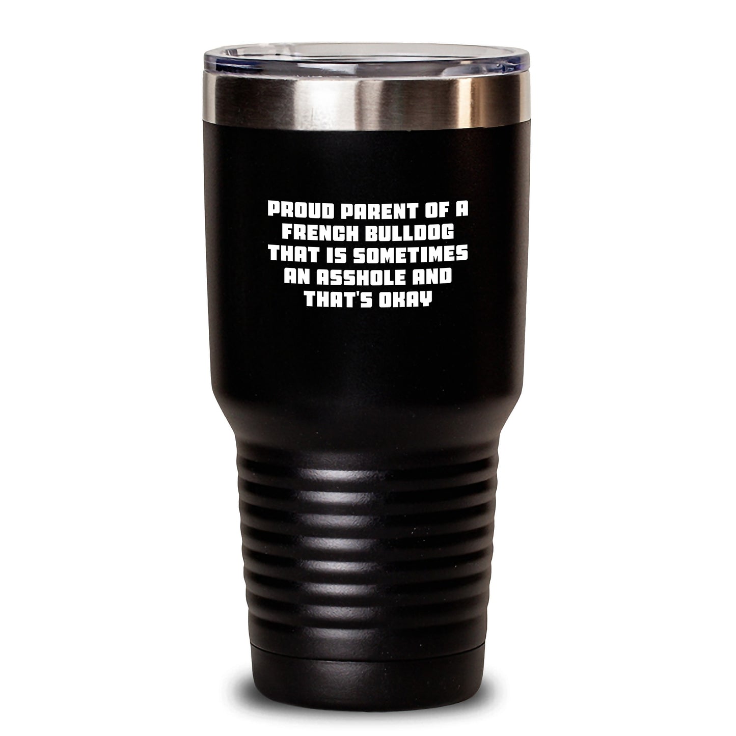 Funny French Bulldog Gifts from Dad to Daughter - Proud Parent Tumbler for Mom's Special Day - Main