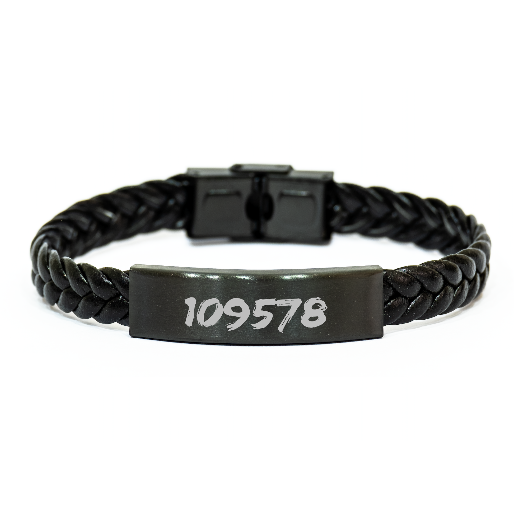 Actor Gifts from Friends, Funny Interlaced Leather Bracel, Keep Calm Or I Will Use My Actor Voice, Graduation Unique Gifts for Him - Image 1
