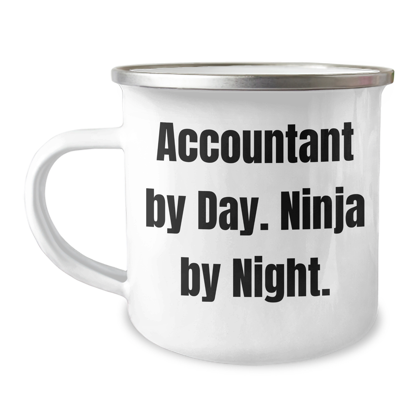 Accountant By Day, Ninja By Night, Funny Camping Mug Gifts for Accountant Men on Father's Day, Gifts from Family - Image 1