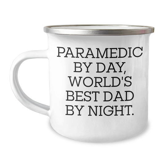 Rescue Worker Gifts for Men, Funny Quote Camping Mug, Graduation Unique Gifts from Dad, 12 oz Stainless Steel - Image 1