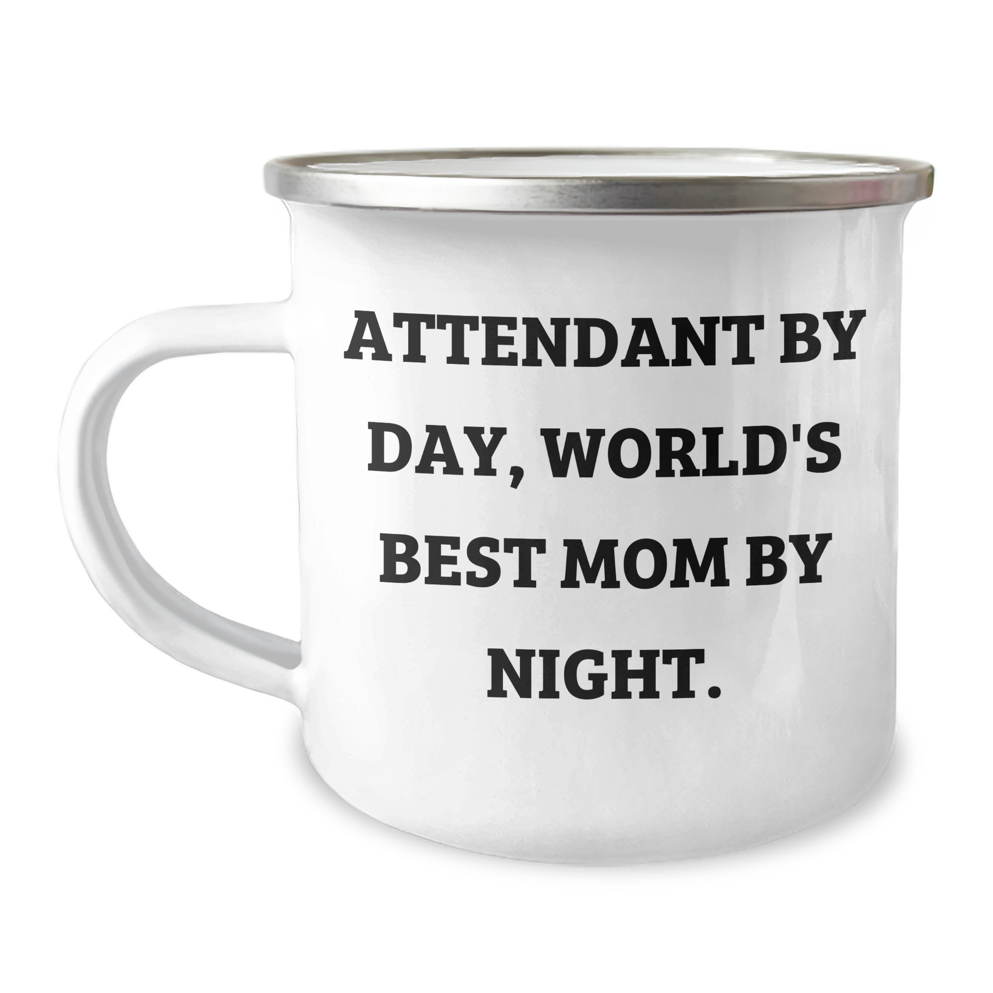 Attendant's Funny Mug for Camping, Gifts from Friends, Unique Graduation Gifts for Attendant - Image 1