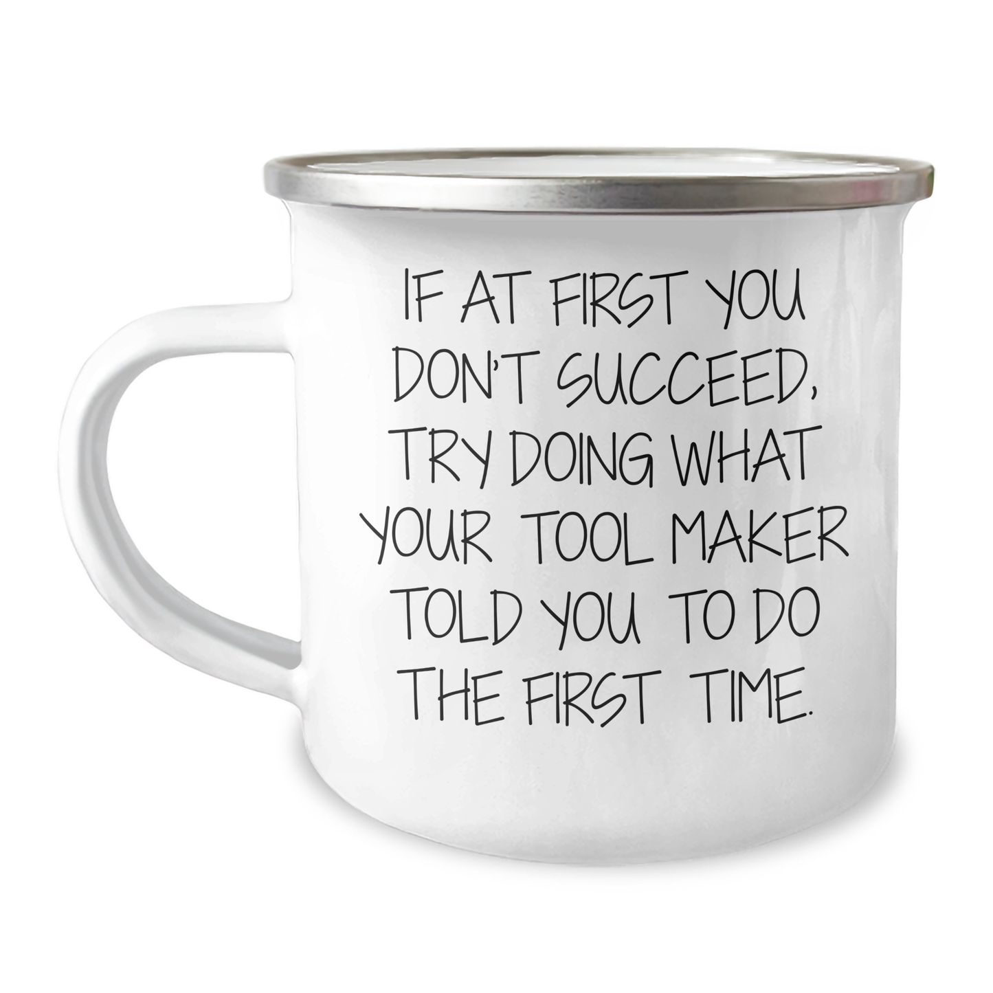 Funny Tool Maker Gifts for Men from Tool Makers - Camping Mug with Inspirational Quote, Unique Graduation Gift for Friends, Coworkers, Family - Image 1