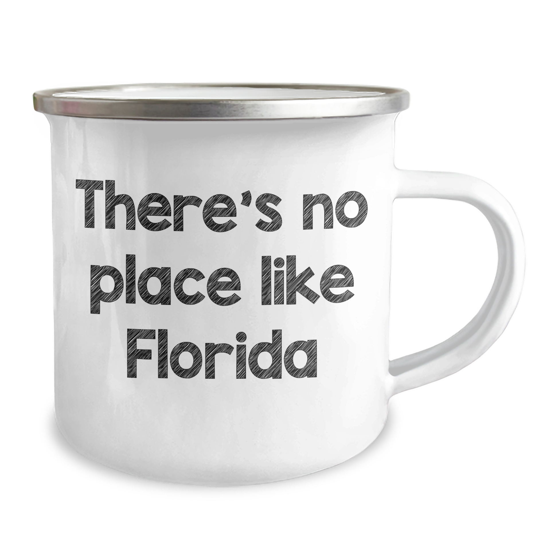 Florida Gifts from Men to Florida Friends- There's No Place Like Florida Camping Mug - Image 2