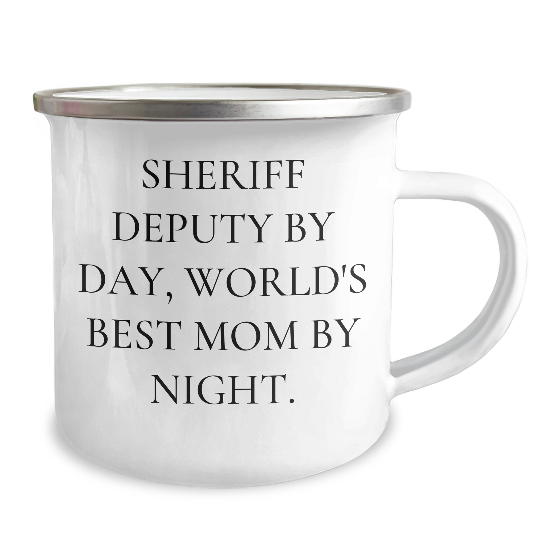 Sheriff Deputy Gifts, Funny Camping Mug for Dad by Day, World's Best Mom By Night, Father's Day Unique Gifts from Family - Image 2