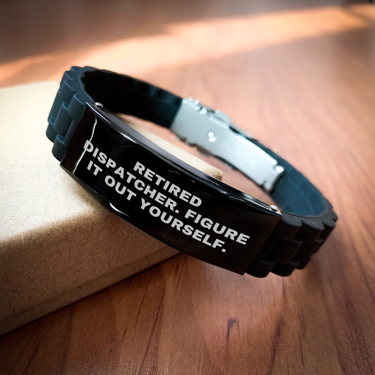 Dispatcher Gifts from Men, Funny Quote Retired Dispatcher Figure It Out Yourself, Graduation Unique Gifts for Dispatcher - Image 2