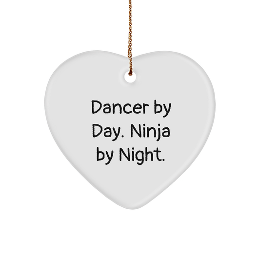 Dancer's Heart Ornament, Gifts from Friends, Christmas Unique Gifts for Dancers - Image 1