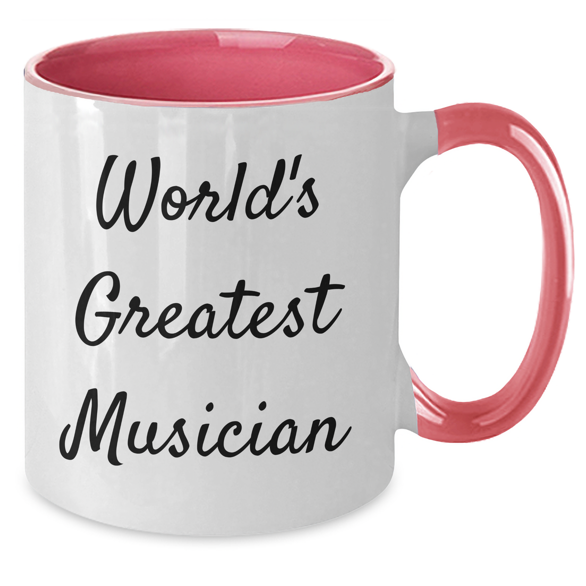 Musician Gifts from Friends and Family - 'World's Greatest Musician' Two Tone Coffee Mug for Graduation, Funny Humor, and Inspirational Quote - Additional