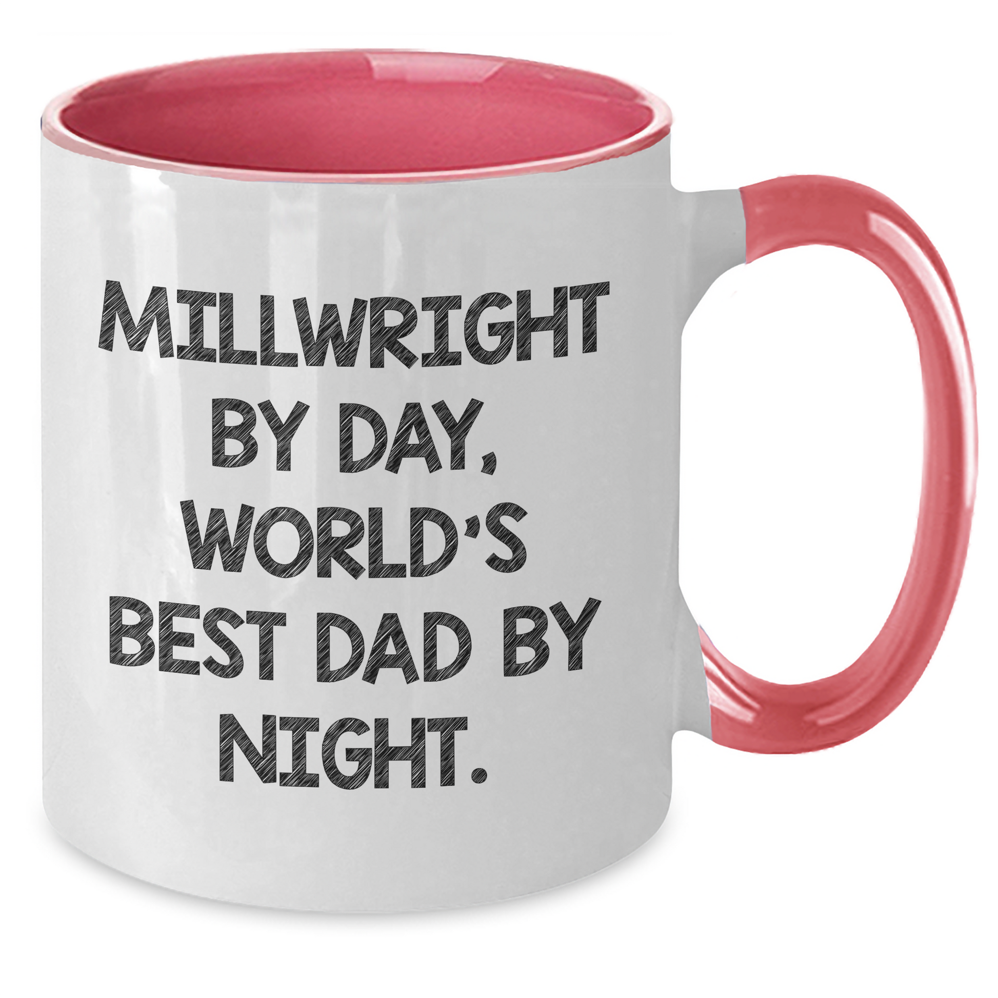 Millwright By Day Funny Gifts from Men to Millwright, Two Tone Coffee Mug for Graduation Unique Gifts - Additional