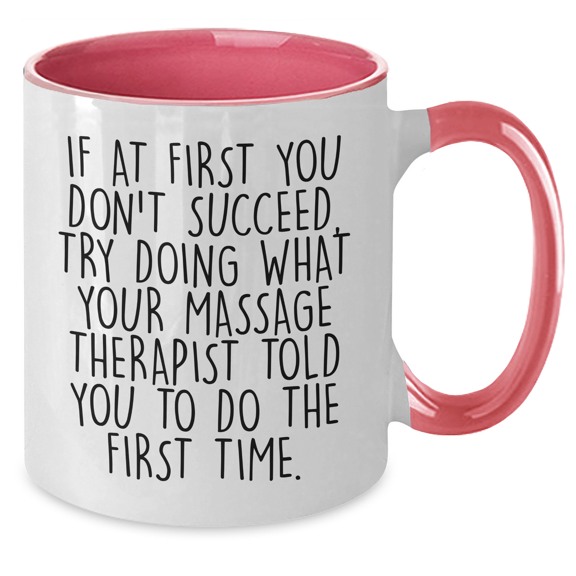 Massage Therapist Gifts for Graduation, Funny Quote Two Tone Coffee Mug, Gifts from Family and Friends, 11oz Ceramic, Microwave and Dishwasher Safe - Additional