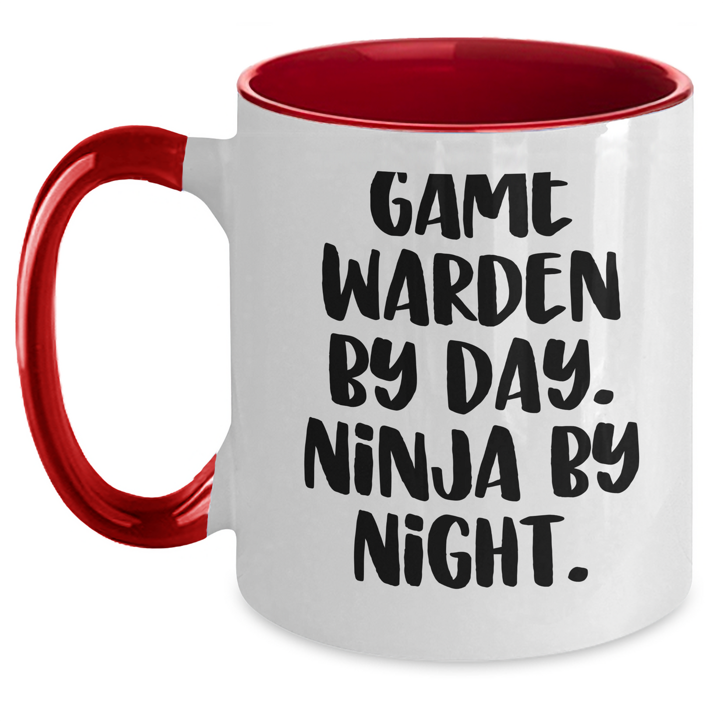 Game Warden Ninja Gifts from Friends, Unique Father's Day Unique Gifts for Men, Funny Two Tone Coffee Mug - Main