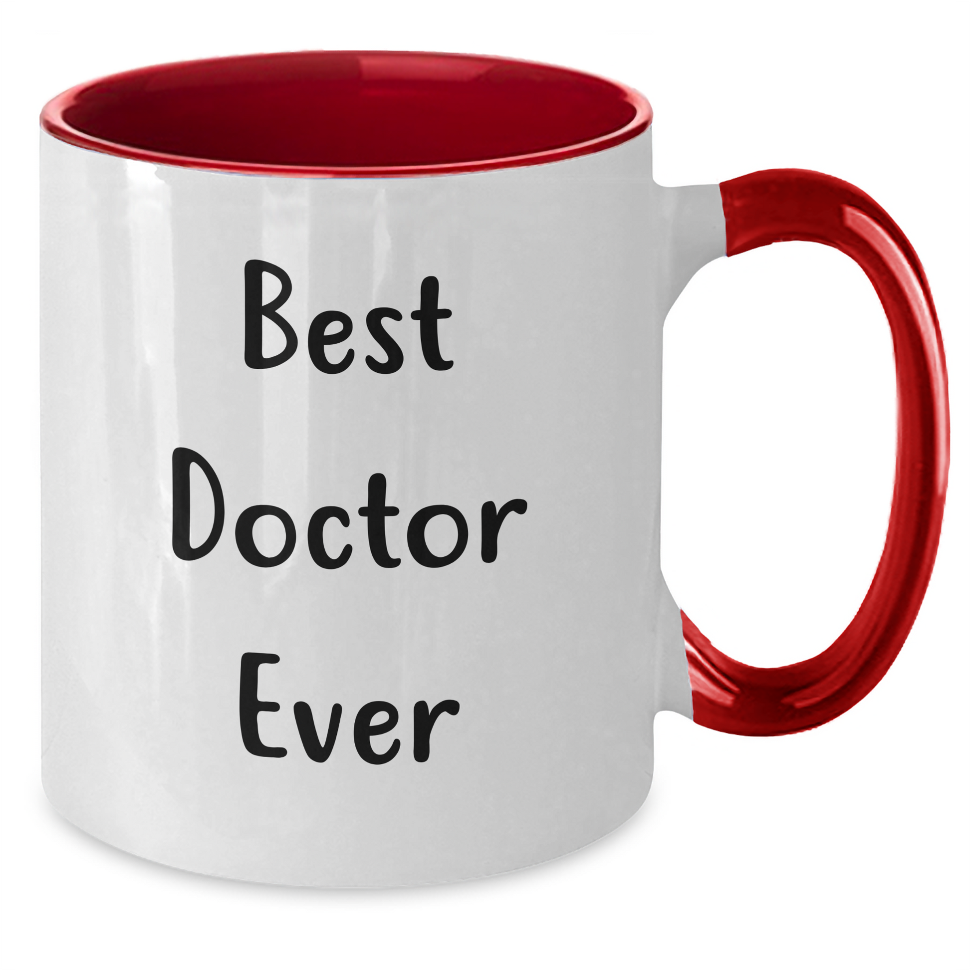 Funny Doctor Gifts for Her or Him - Best Doctor Ever Quote on Two Tone Coffee Mug, Graduation Unique Gifts from Family to Friends - Additional